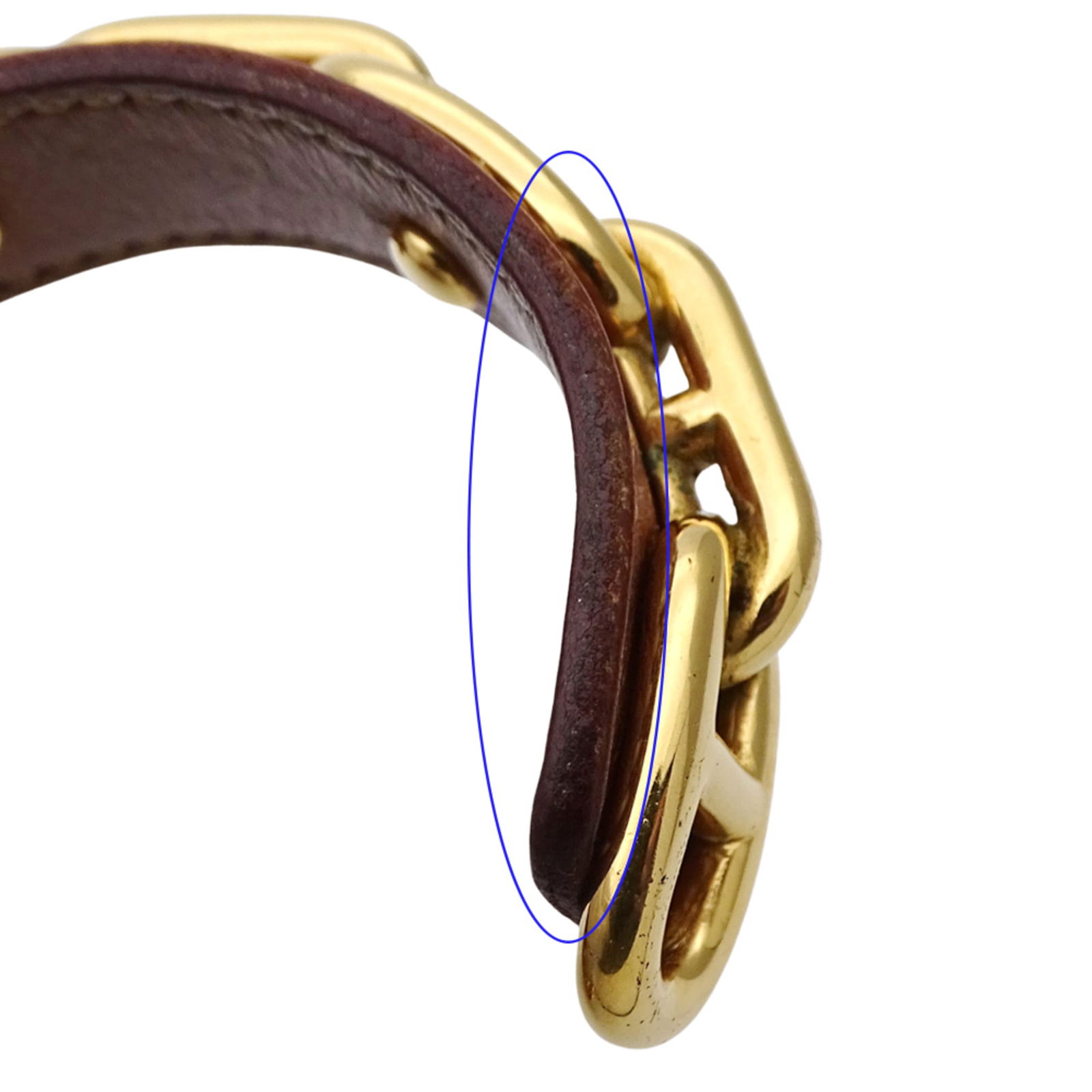 Metal - Hermes Bangle Leather - 9
