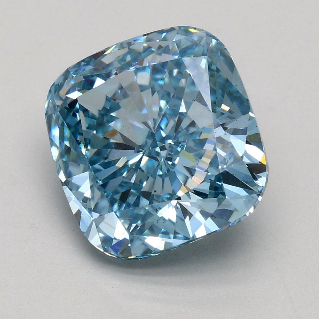Loose Lab Diamond - IGI Cushion Brilliant 3.08ct Fancy Vivid Blue VS2: Loose Lab Diamond - IGI Cushion Brilliant 3.08ct Fancy Vivid Blue VS2 This listing features Loose Lab Diamond - IGI Cushion Brilliant 3.08ct Fancy Vivid Blue VS2. Item specifics are provided below. 