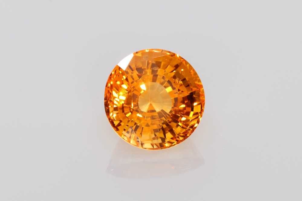 Loose Sapphire Gemstone - GIA Round 4.02ct Orange EC: Loose Sapphire Gemstone - GIA Round 4.02ct Orange EC This listing features Loose Sapphire Gemstone - GIA Round 4.02ct Orange EC. Item specifics are provided below. Item Specifics: Type: Sapphire
