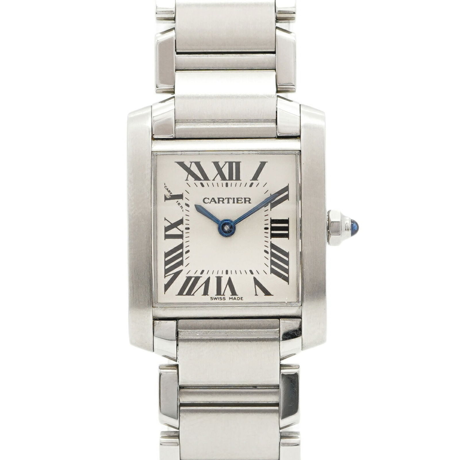 Wristwatch Cartier: Wristwatch Cartier This listing features Wristwatch Cartier. Item specifics are provided below. Item Specifics: Brand: Cartier Type: Wristwatch Gender: Women Material (Band): Stainless Steel Color