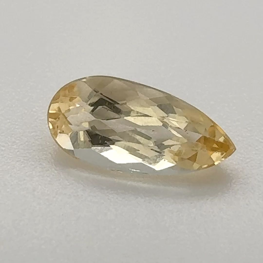 Loose Topaz Gemstone - Pear 1.22ct Yellow EC: Loose Topaz Gemstone - Pear 1.22ct Yellow EC This listing features Loose Topaz Gemstone - Pear 1.22ct Yellow EC. Item specifics are provided below. Item Specifics: Type: Topaz Carat: 1.22 Cut: