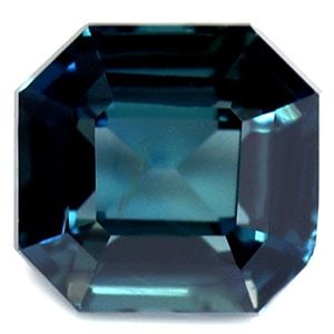 Loose Sapphire Gemstone - Emerald 1.05ct Teal SI (1 of 1)