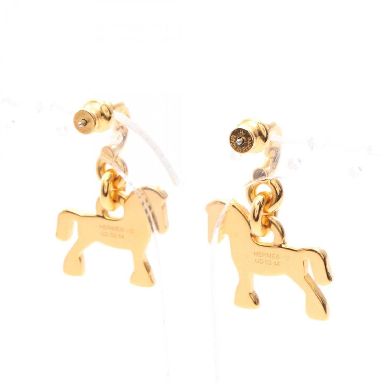 Plating Hermes Drop Earrings Gold - 2