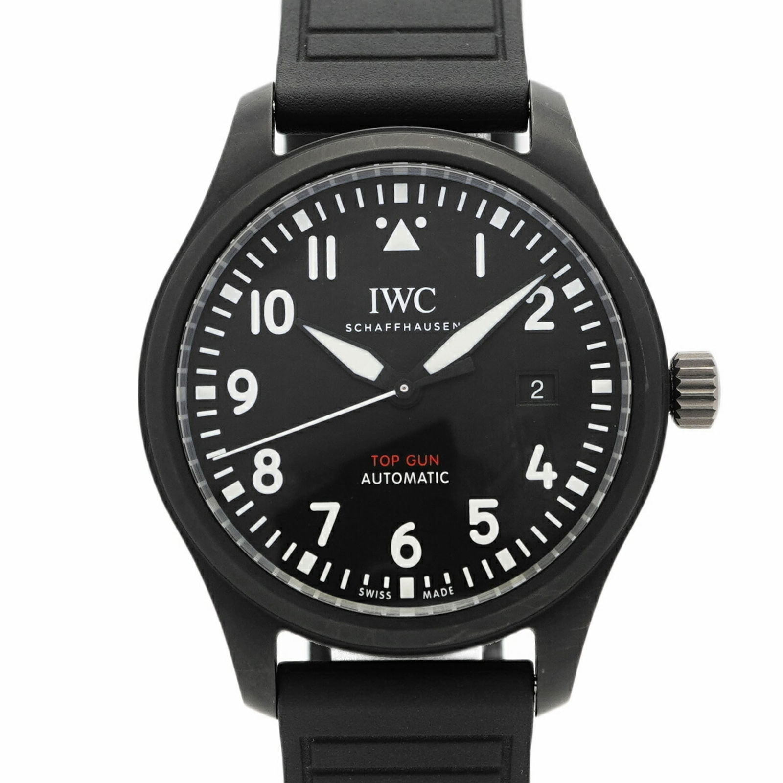 Wristwatch Iwc: Wristwatch Iwc This listing features Wristwatch Iwc. Item specifics are provided below. Item Specifics: Brand: Iwc Type: Wristwatch Gender: Men Material (Band): Rubber Color (Dial): Black Case Diamete