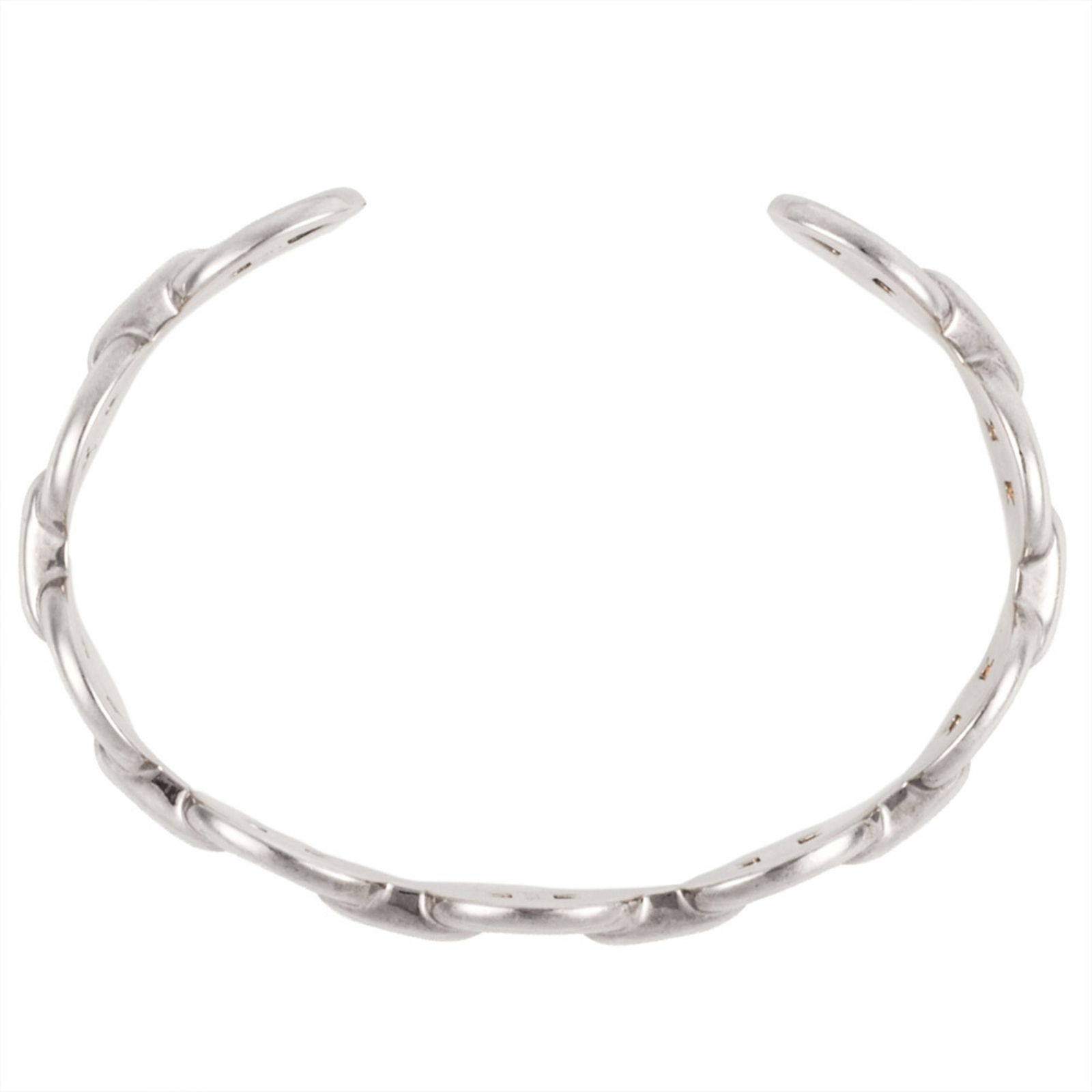 925 Hermes Bangle Silver - 3