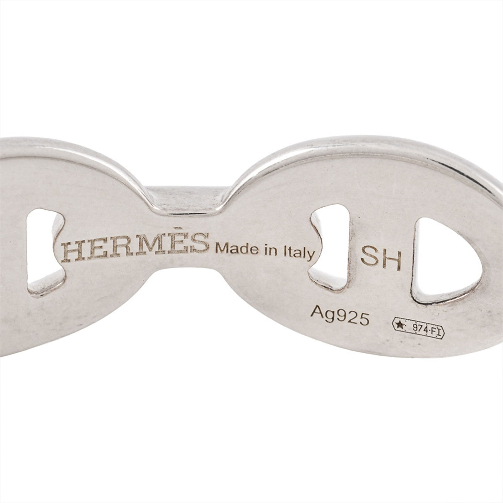 925 Hermes Bangle Silver - 5