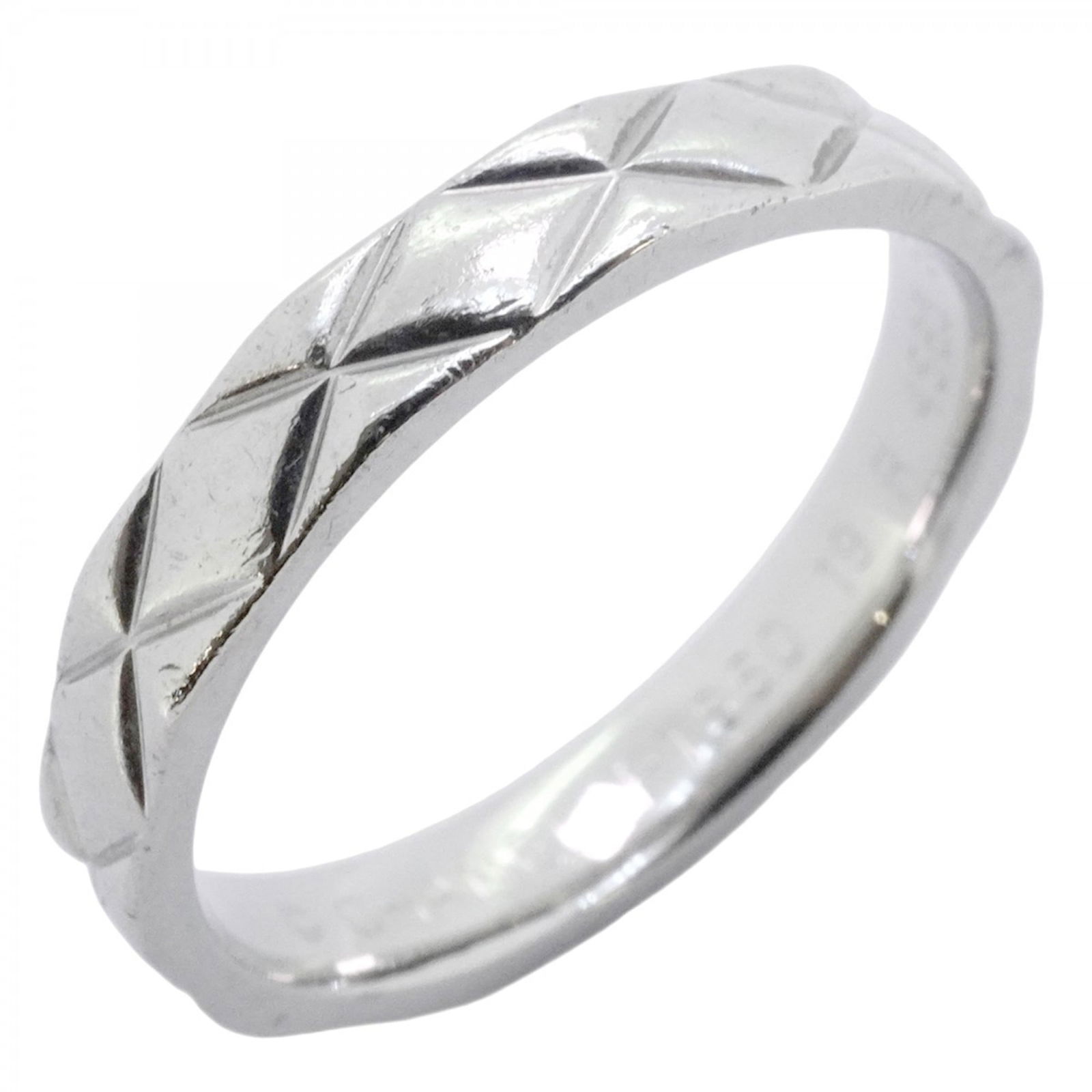 950 Chanel Band Ring Platinum (1 of 11)