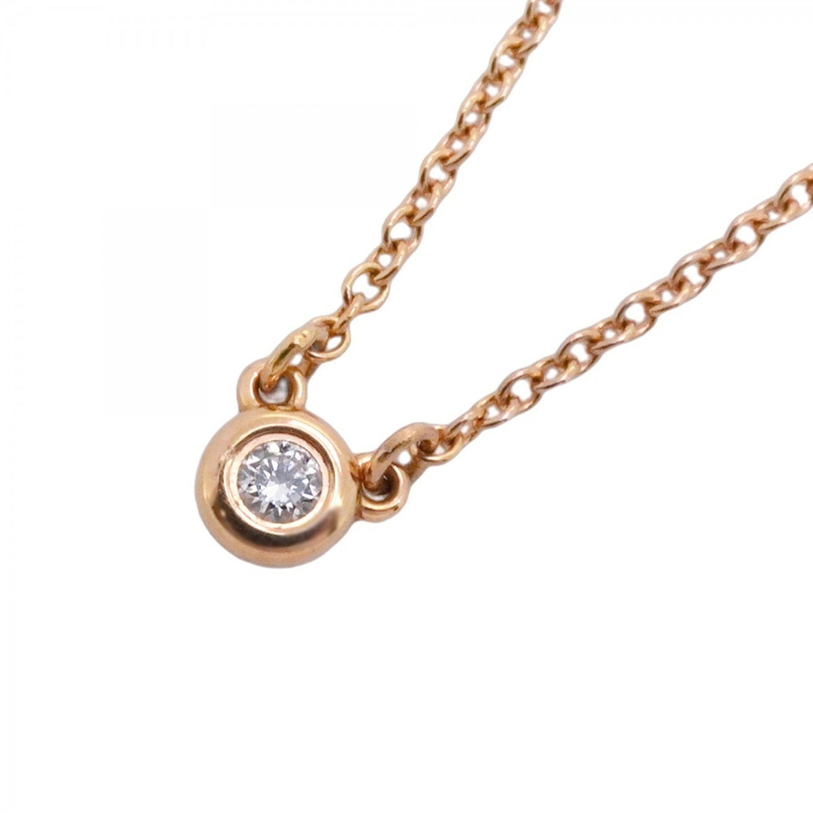 Women's Tiffany Necklace By the Yard 1PD 18KPG Pink Gold Diamond: Women's Tiffany Necklace By the Yard 1PD 18KPG Pink Gold Diamond This listing features Women's Tiffany Necklace By the Yard 1PD 18KPG Pink Gold Diamond. Item specifics are provided below. Item