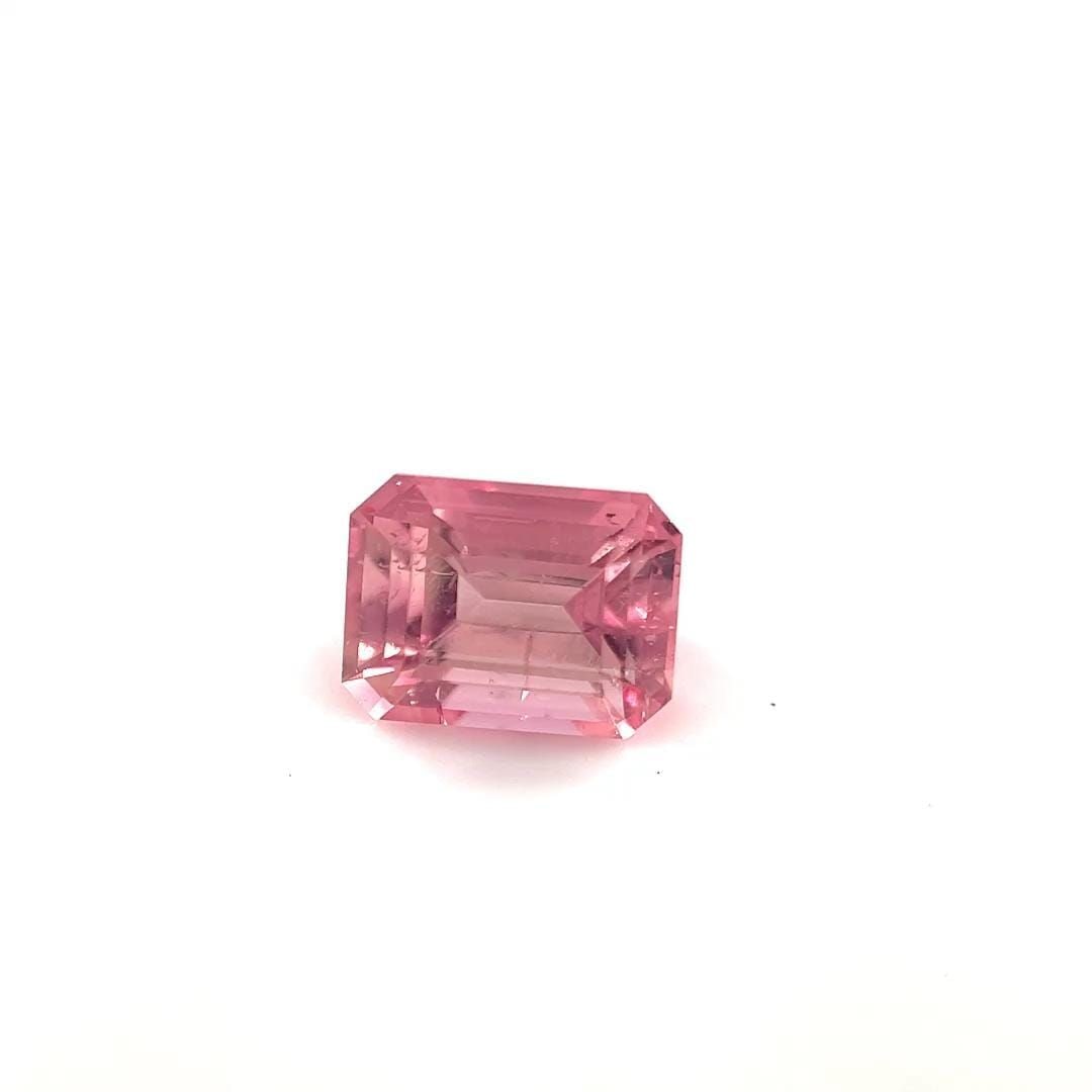 Loose Tourmaline Gemstone - Emerald 1.42ct Pink SI: Loose Tourmaline Gemstone - Emerald 1.42ct Pink SI This listing features Loose Tourmaline Gemstone - Emerald 1.42ct Pink SI. Item specifics are provided below. Item Specifics: Type: Tourmaline