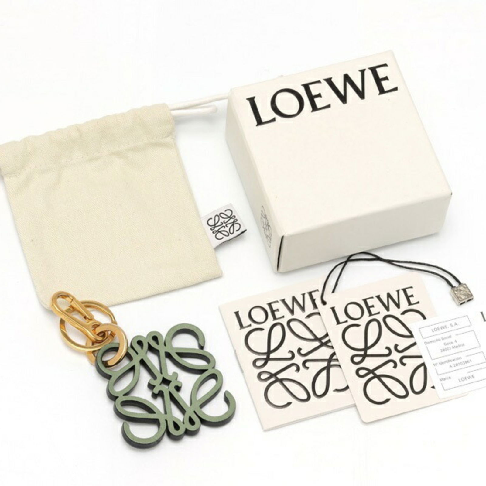 Leather Loewe Handbag Charm - 4