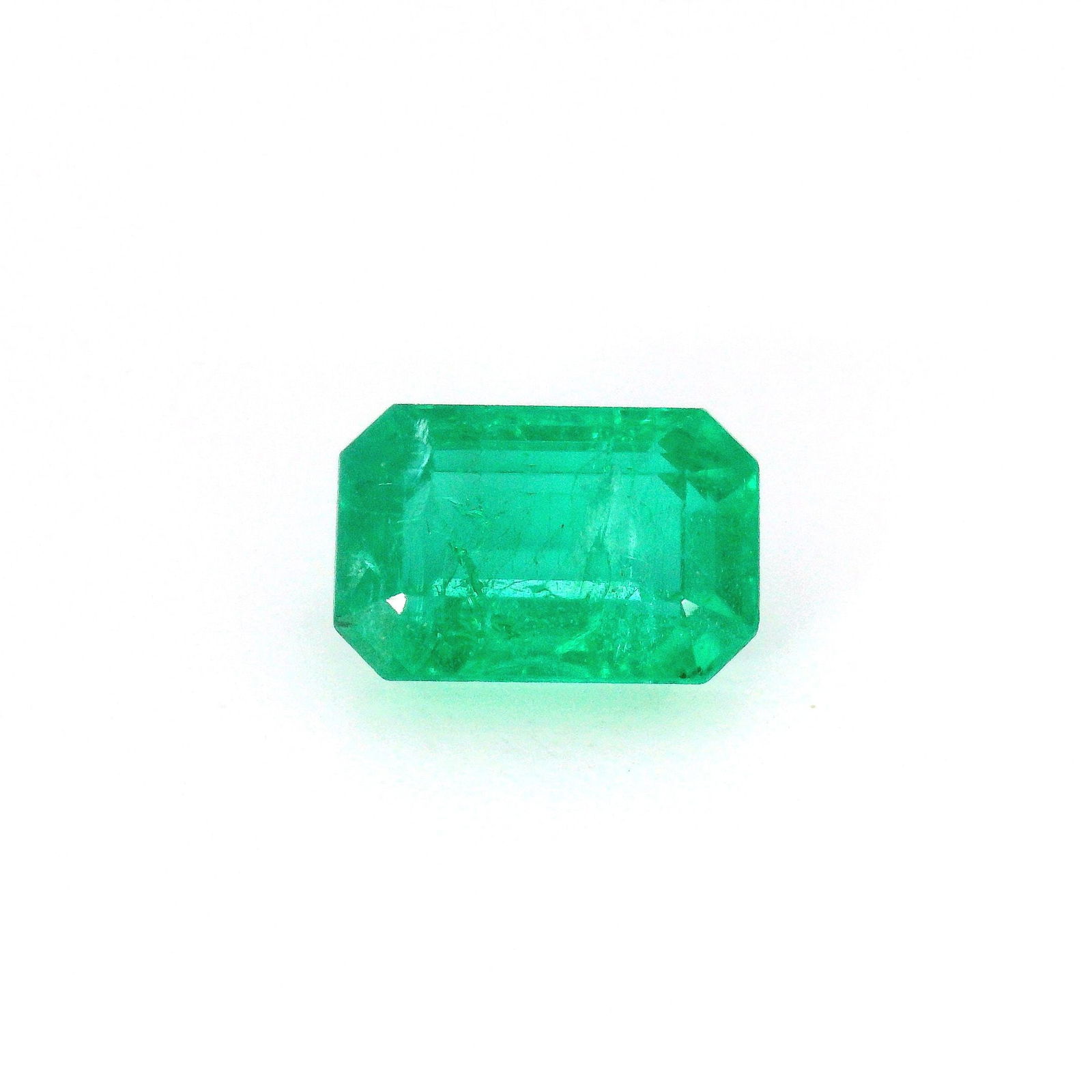 Loose Emerald Gemstone - GSI Octagonal 2.61ct Green MI (1 of 1)