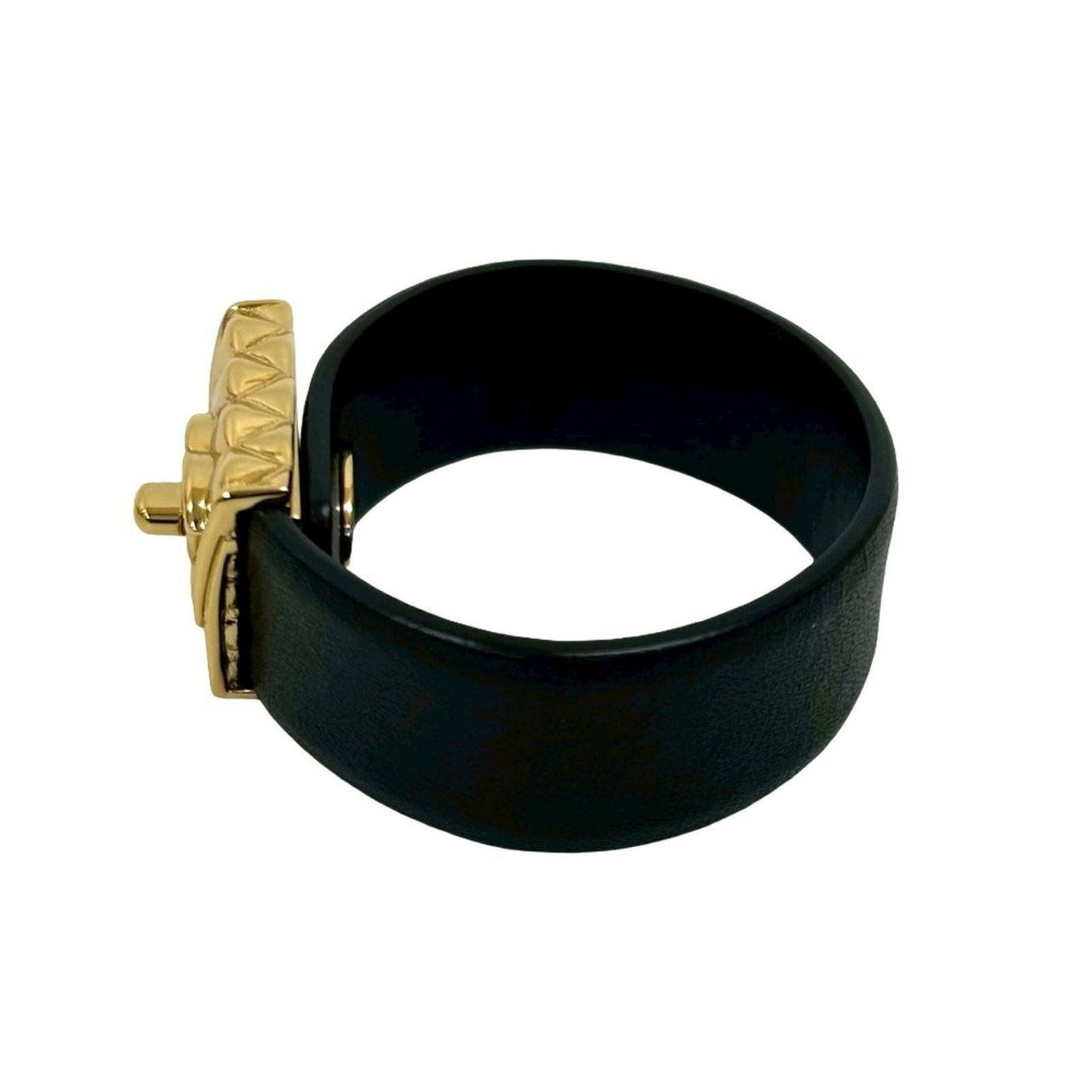 Leather - Chanel Bangle Gold Plating - 3