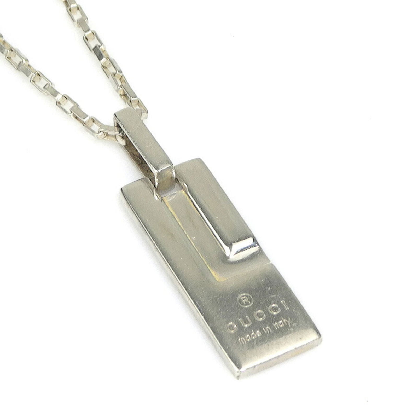 e61329a Gucci 925 Sterling Silver Necklace for Men: e61329a Gucci 925 Sterling Silver Necklace for Men This listing features e61329a Gucci 925 Sterling Silver Necklace for Men. Item specifics are provided below. Item Specifics: Brand: Gucci Necklace