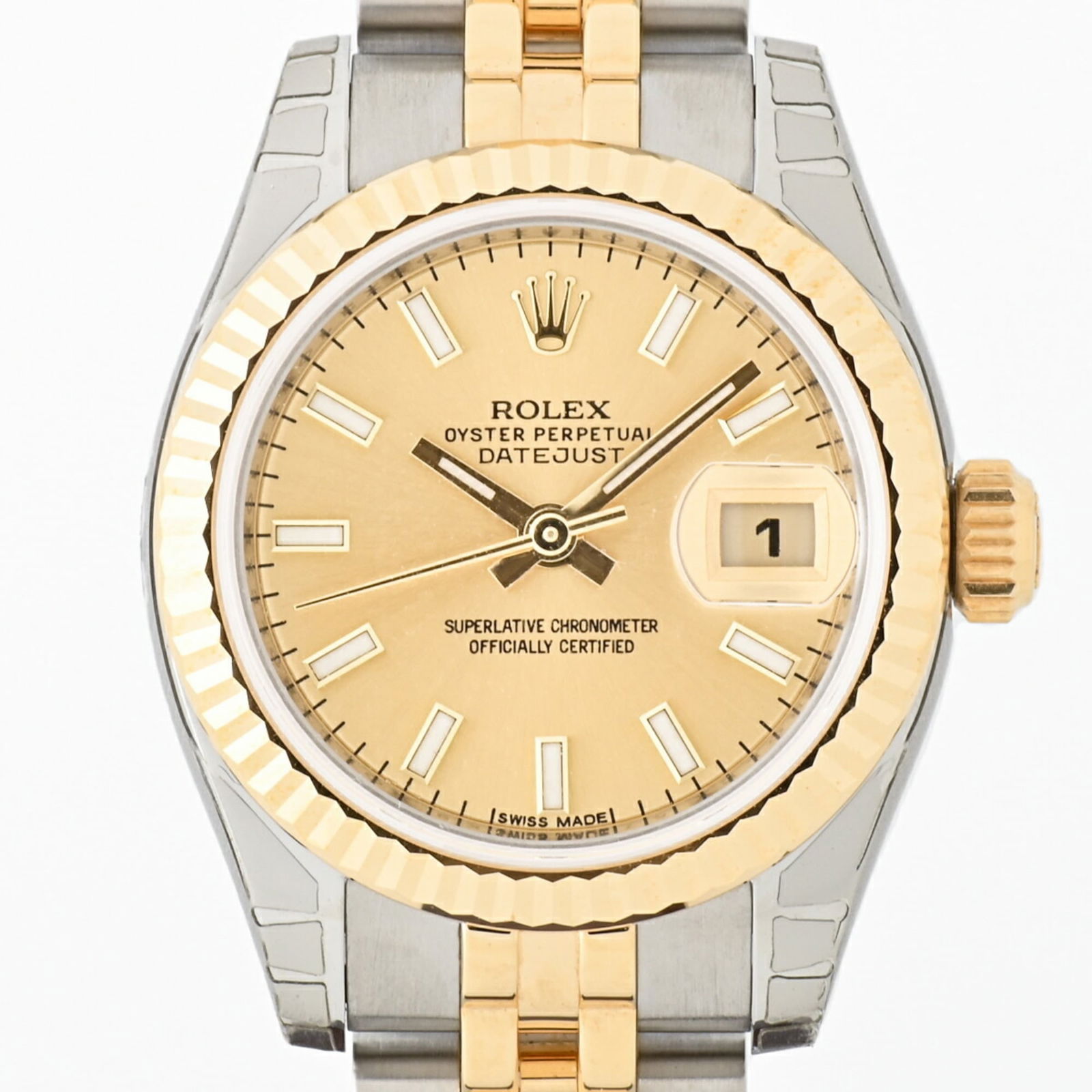 Wristwatch Rolex: Wristwatch Rolex This listing features Wristwatch Rolex. Item specifics are provided below. Item Specifics: Brand: Rolex Type: Wristwatch Gender: Women Material (Case): Stainless Steel, Yellow Gold (1