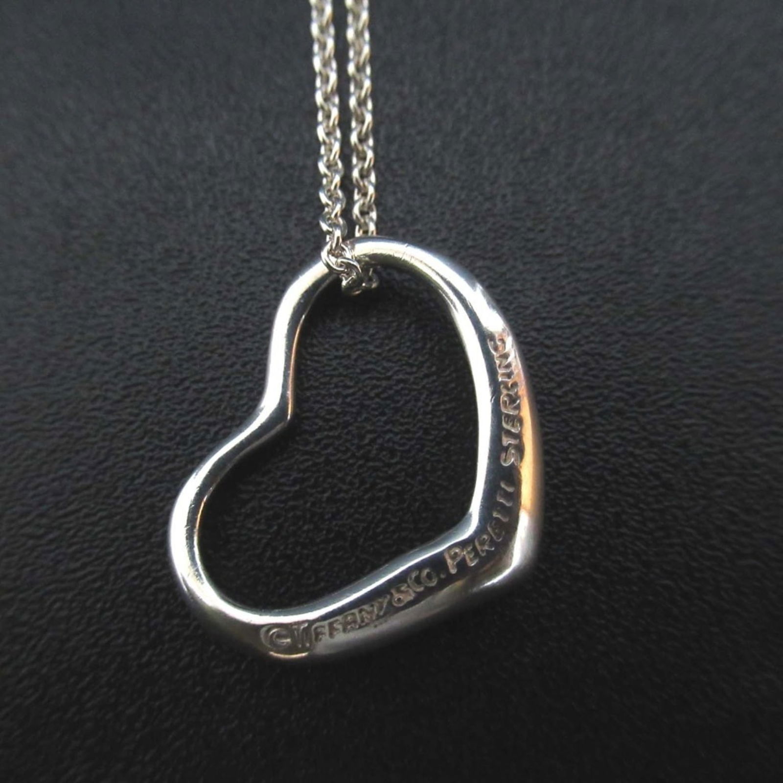 Women Tiffany & Co. Elsa Peretti Open Heart Necklace Pendant in 925 Sterling Silver for: Women Tiffany & Co. Elsa Peretti Open Heart Necklace Pendant in 925 Sterling Silver for This listing features Women Tiffany & Co. Elsa Peretti Open Heart Necklace Pendant in 925 Sterling Silver for.