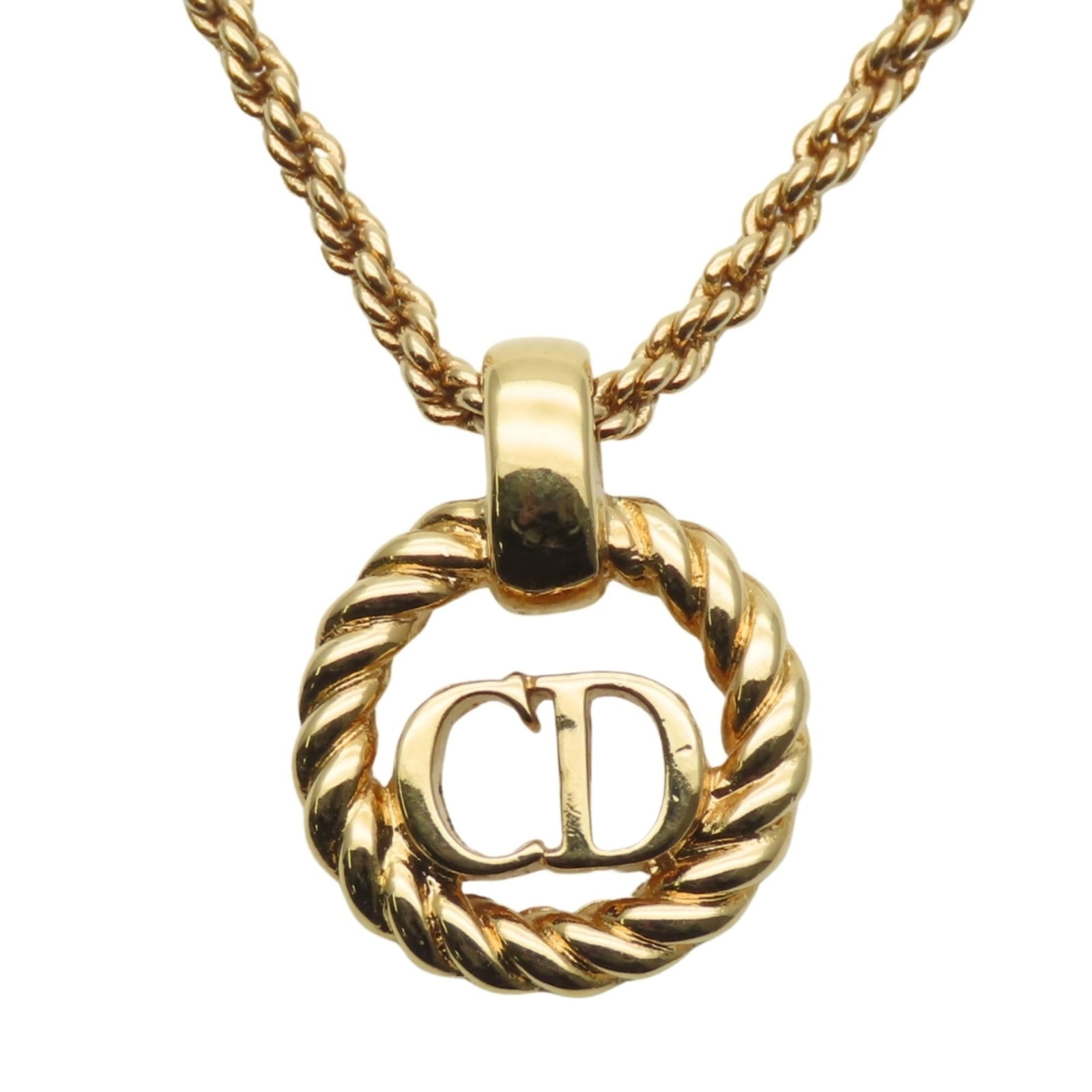 women. Christian Dior CD logo necklace in gold GP plated metal for: women. Christian Dior CD logo necklace in gold GP plated metal for This listing features women. Christian Dior CD logo necklace in gold GP plated metal for. Item specifics are provided below. Item