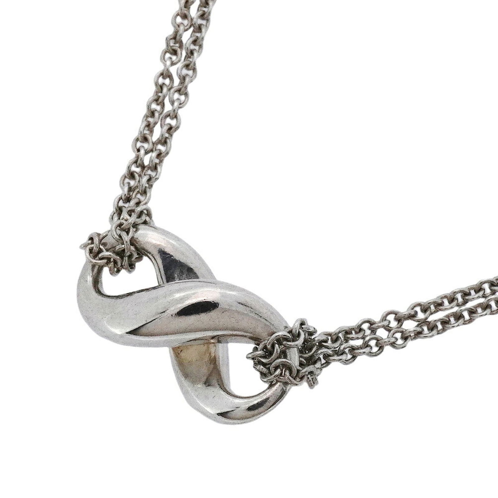 Women's - Tiffany Infinity Double Chain Necklace - Silver 925: Women's - Tiffany Infinity Double Chain Necklace - Silver 925 This listing features Women's - Tiffany Infinity Double Chain Necklace - Silver 925. Item specifics are provided below. Item Specifics:
