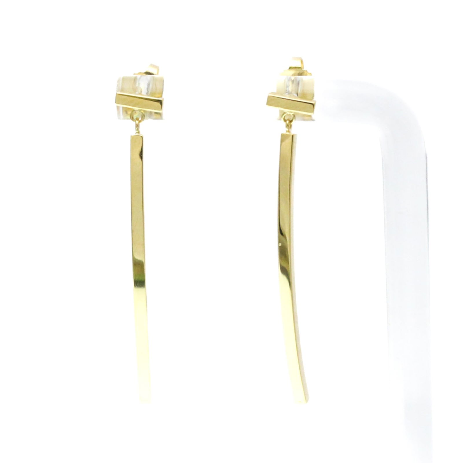 (18K) Tiffany Drop Earrings Yellow Gold (1 of 11)