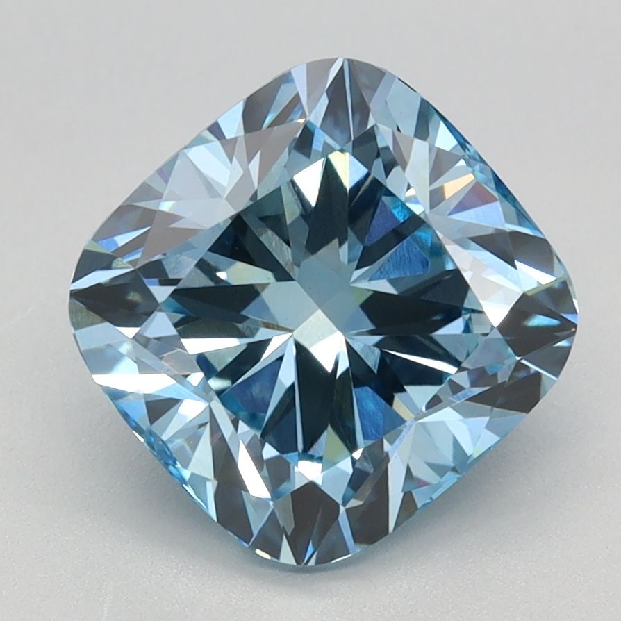 Loose Lab Diamond - IGI Cushion Brilliant 2.64ct Fancy Vivid Blue VS1: Loose Lab Diamond - IGI Cushion Brilliant 2.64ct Fancy Vivid Blue VS1 This listing features Loose Lab Diamond - IGI Cushion Brilliant 2.64ct Fancy Vivid Blue VS1. Item specifics are provided below. 