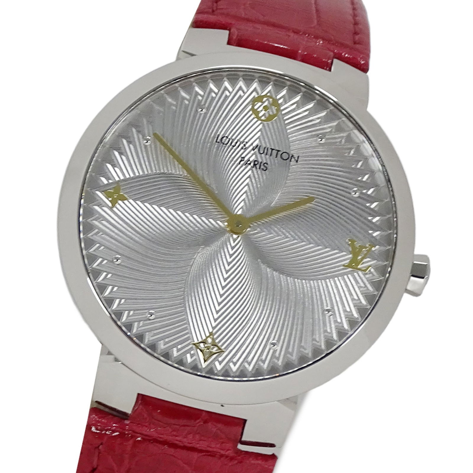 Wristwatch Louis Vuitton: Wristwatch Louis Vuitton This listing features Wristwatch Louis Vuitton. Item specifics are provided below. Item Specifics: Brand: Louis Vuitton Type: Wristwatch Gender: Men Material (Case): Stainless