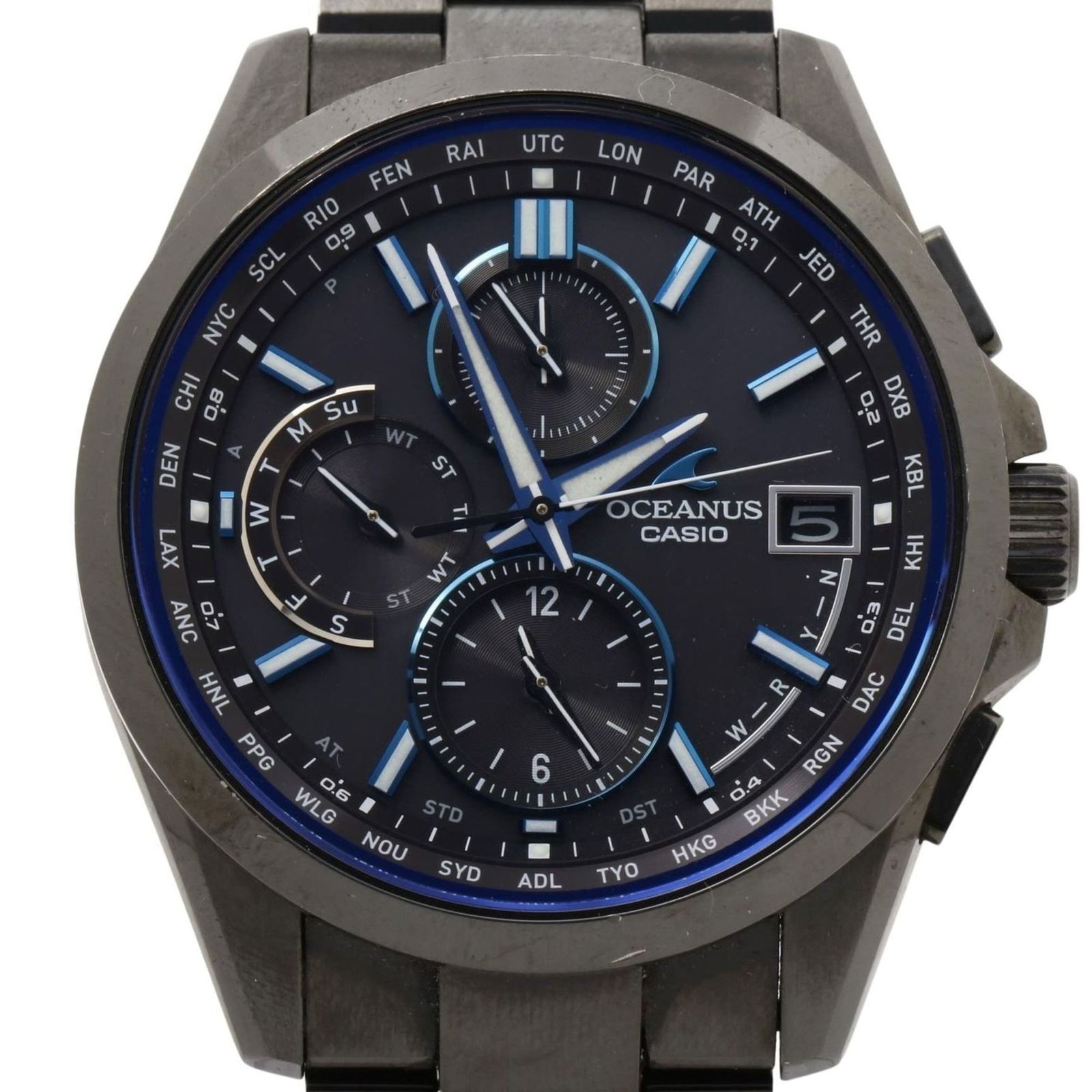 Wristwatch Casio: Wristwatch Casio This listing features Wristwatch Casio. Item specifics are provided below. Item Specifics: Brand: Casio Type: Wristwatch Gender: Men,Women Material (Case): Titanium Material (Band): T