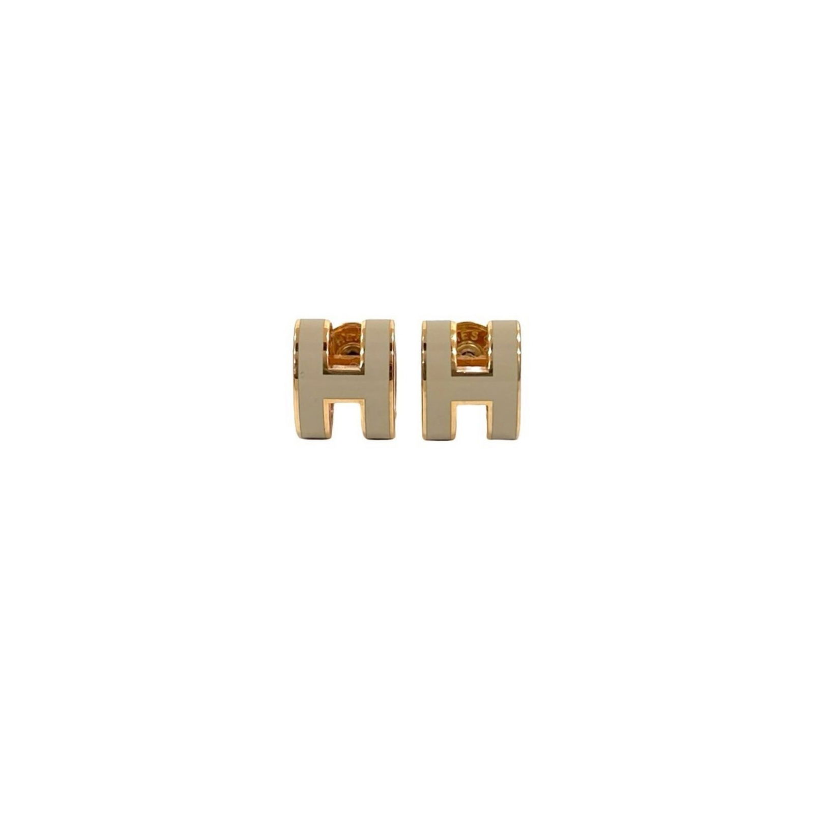 Plating Hermes Stud Earrings Gold - 4