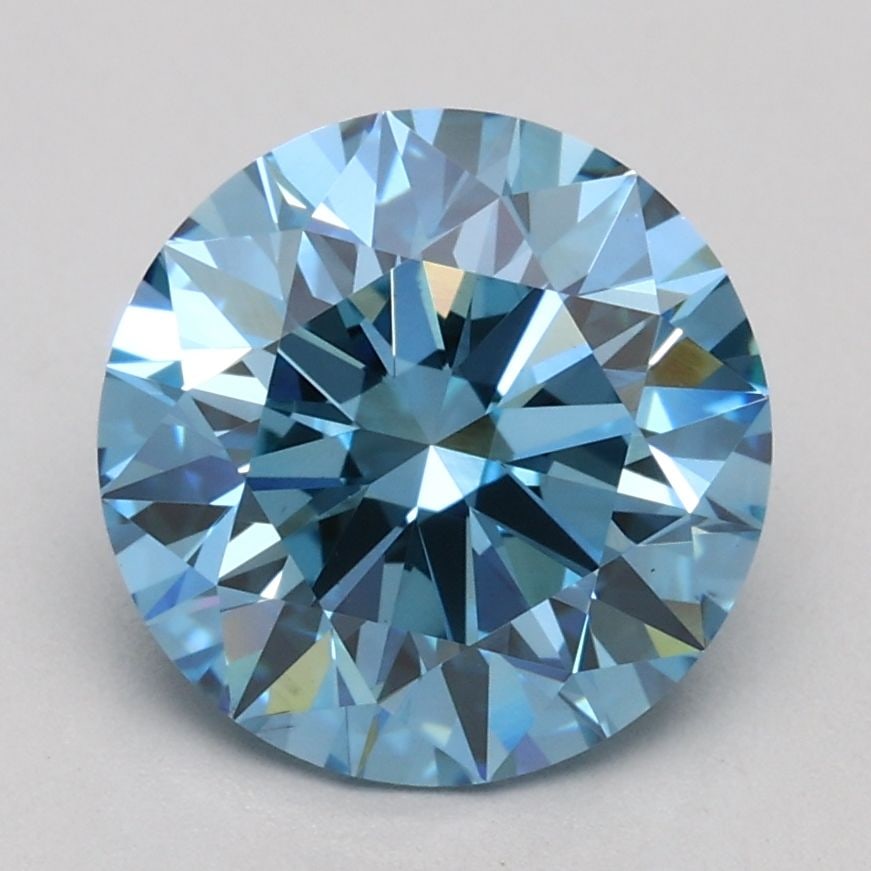 Ideal Loose Lab Diamond - IGI Round 2.06ct Fancy Vivid Blue VS2: Ideal Loose Lab Diamond - IGI Round 2.06ct Fancy Vivid Blue VS2 This listing features Ideal Loose Lab Diamond - IGI Round 2.06ct Fancy Vivid Blue VS2. Item specifics are provided below. Item