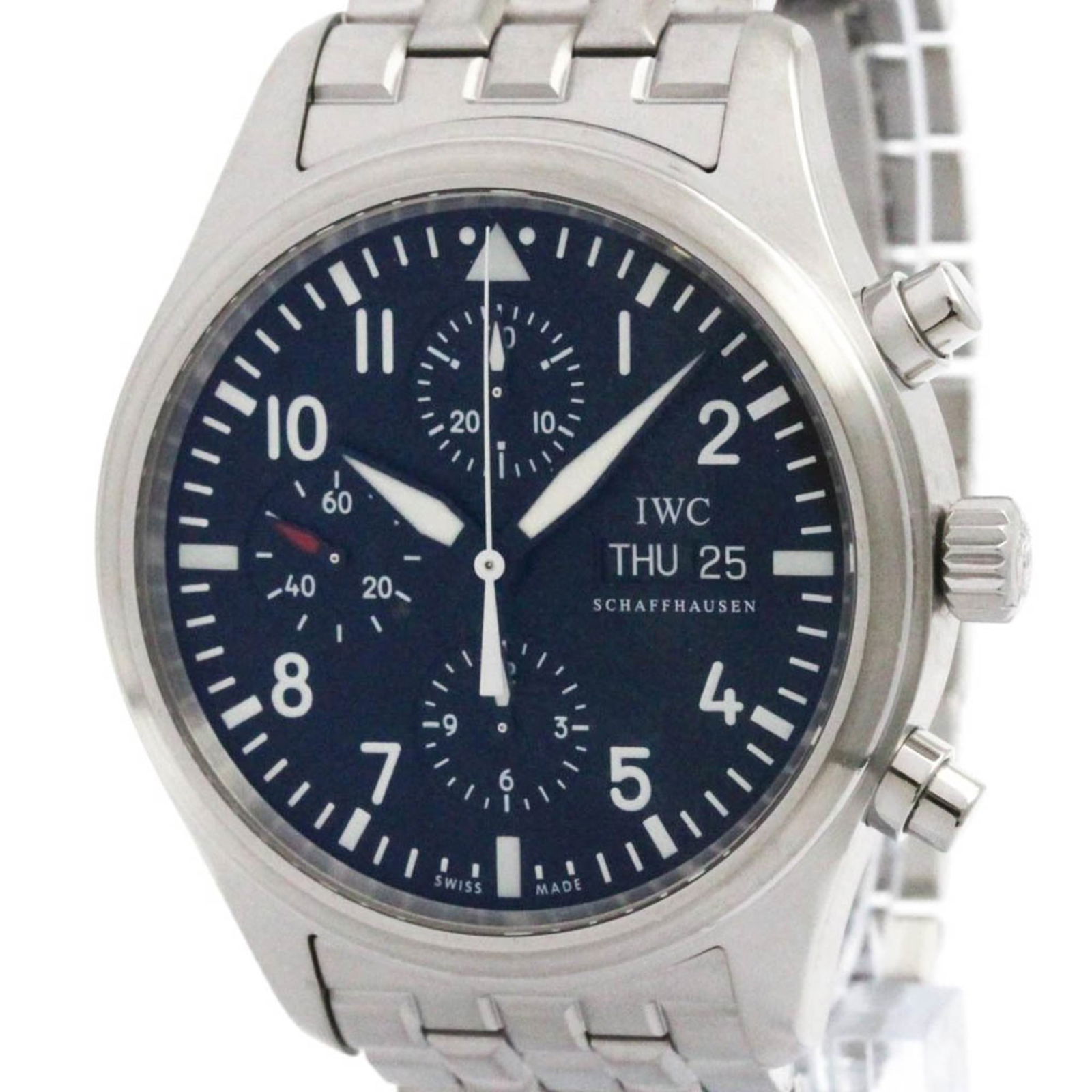 Wristwatch Iwc: Wristwatch Iwc This listing features Wristwatch Iwc. Item specifics are provided below. Item Specifics: Brand: Iwc Type: Wristwatch Style: Sport Gender: Men Material (Case): Stainless Steel Material (