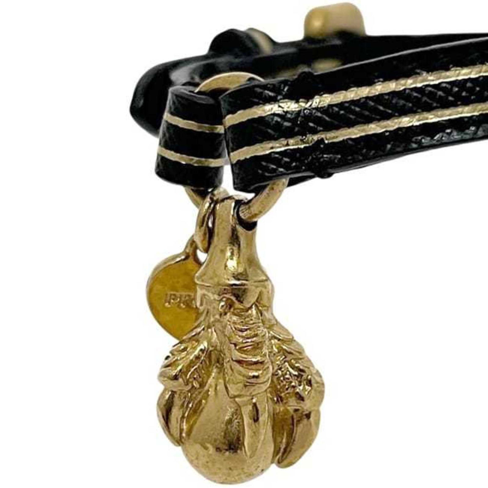 Leather Prada Charm Bracelet - 8