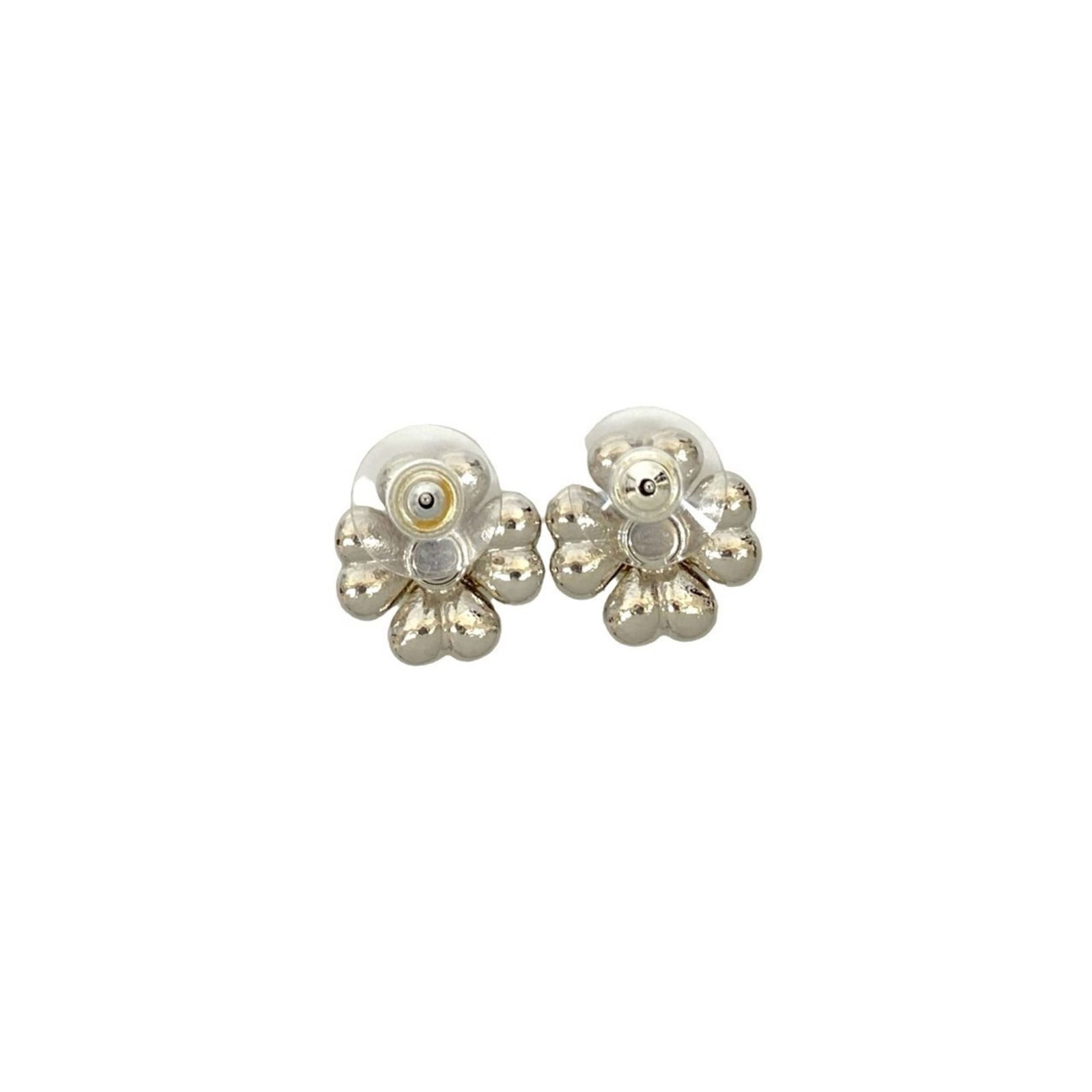Alloy Chanel Stud Earrings - 4