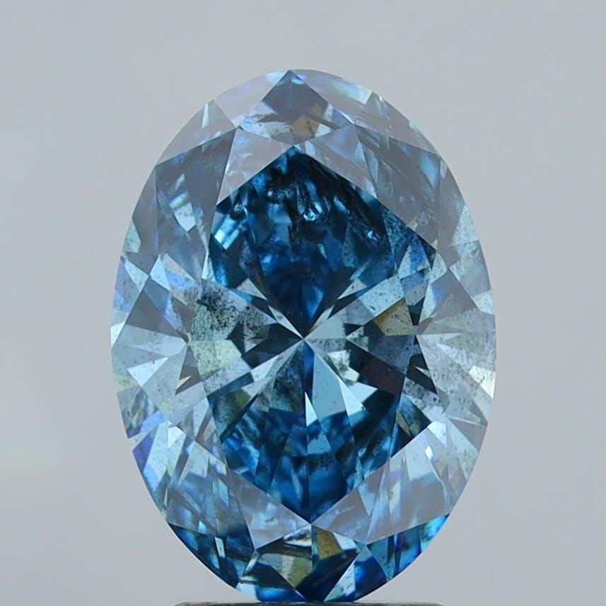 Loose Lab Diamond - IGI Oval 3.11ct Fancy Vivid Blue SI2: Loose Lab Diamond - IGI Oval 3.11ct Fancy Vivid Blue SI2 This listing features Loose Lab Diamond - IGI Oval 3.11ct Fancy Vivid Blue SI2. Item specifics are provided below. Item Specifics: Source: