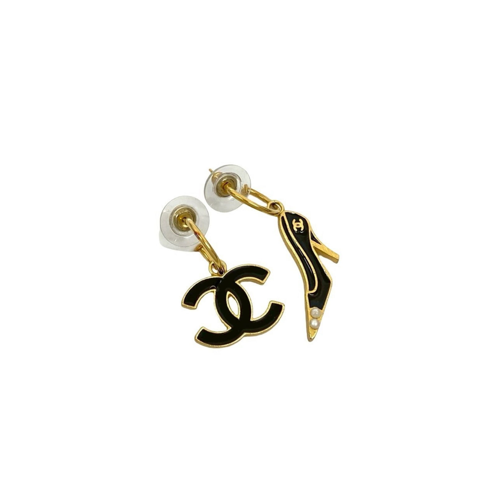Plating Chanel Stud Earrings Gold - 3