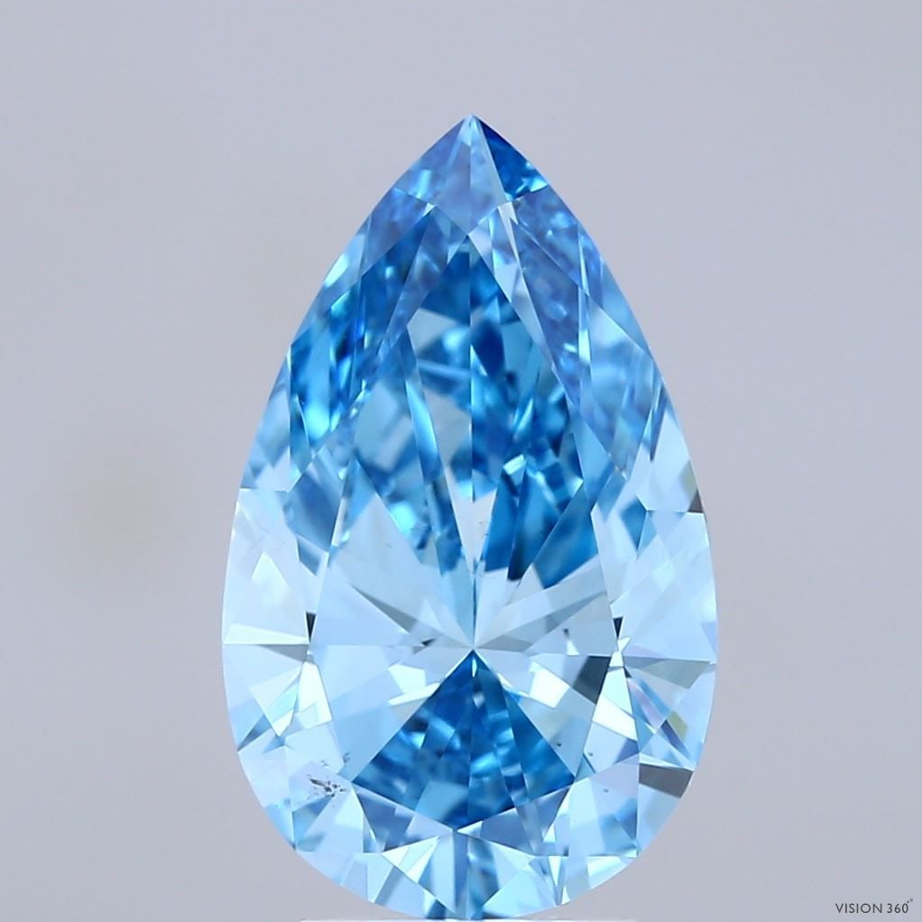Loose Lab Diamond - IGI Pear 3.69ct Fancy Vivid Blue VS2: Loose Lab Diamond - IGI Pear 3.69ct Fancy Vivid Blue VS2 This listing features Loose Lab Diamond - IGI Pear 3.69ct Fancy Vivid Blue VS2. Item specifics are provided below. Item Specifics: Source: