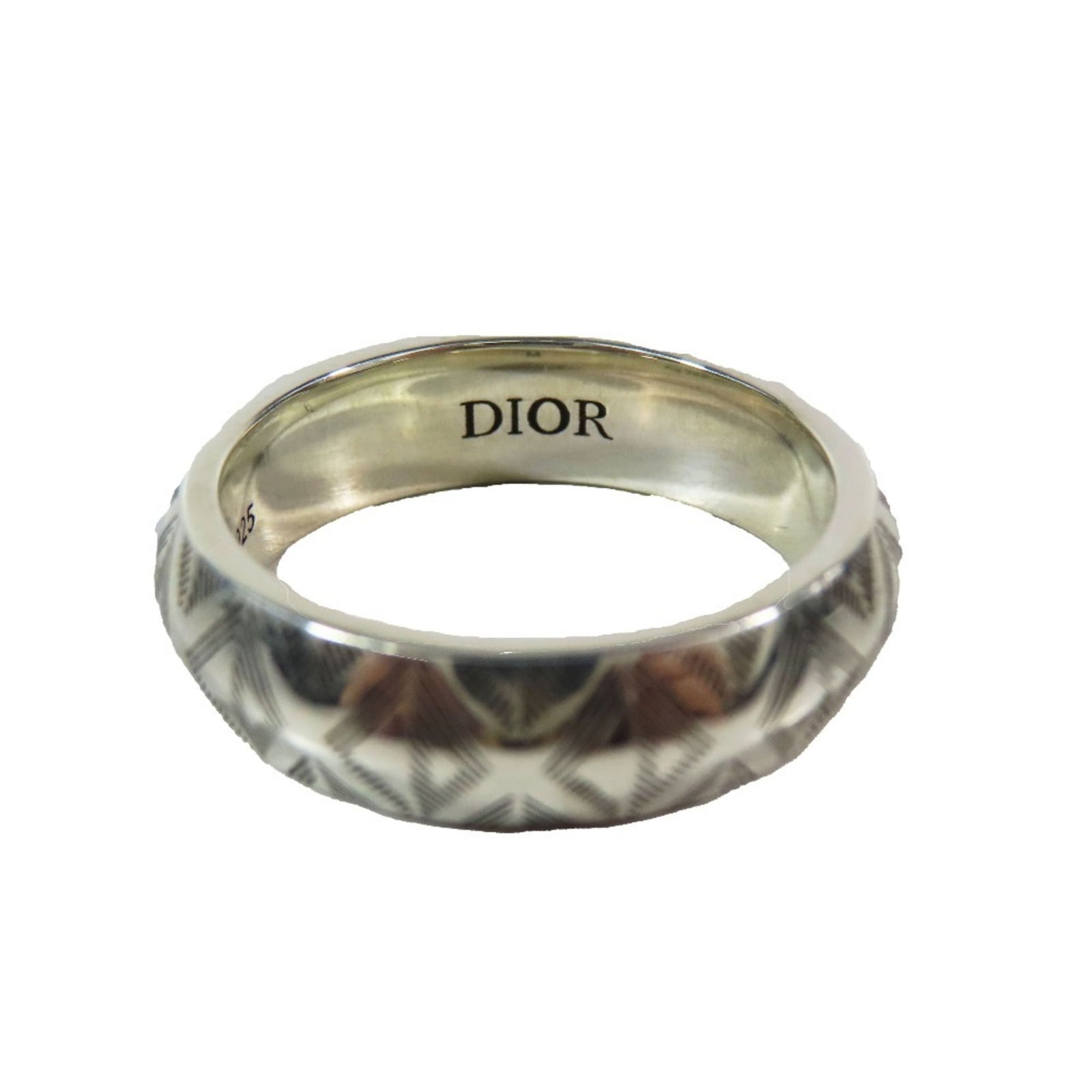 925 Christian Dior Band Ring Silver - 4