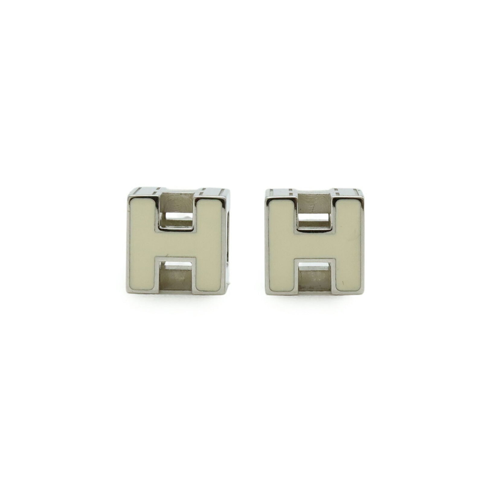 Earrings Hermes Stud: Earrings Hermes Stud This listing features Earrings Hermes Stud. Item specifics are provided below. Item Specifics: Brand: Hermes Type: Stud Earrings Gender: Men,Women Color: Ivory, Silver Size (Hxwxd