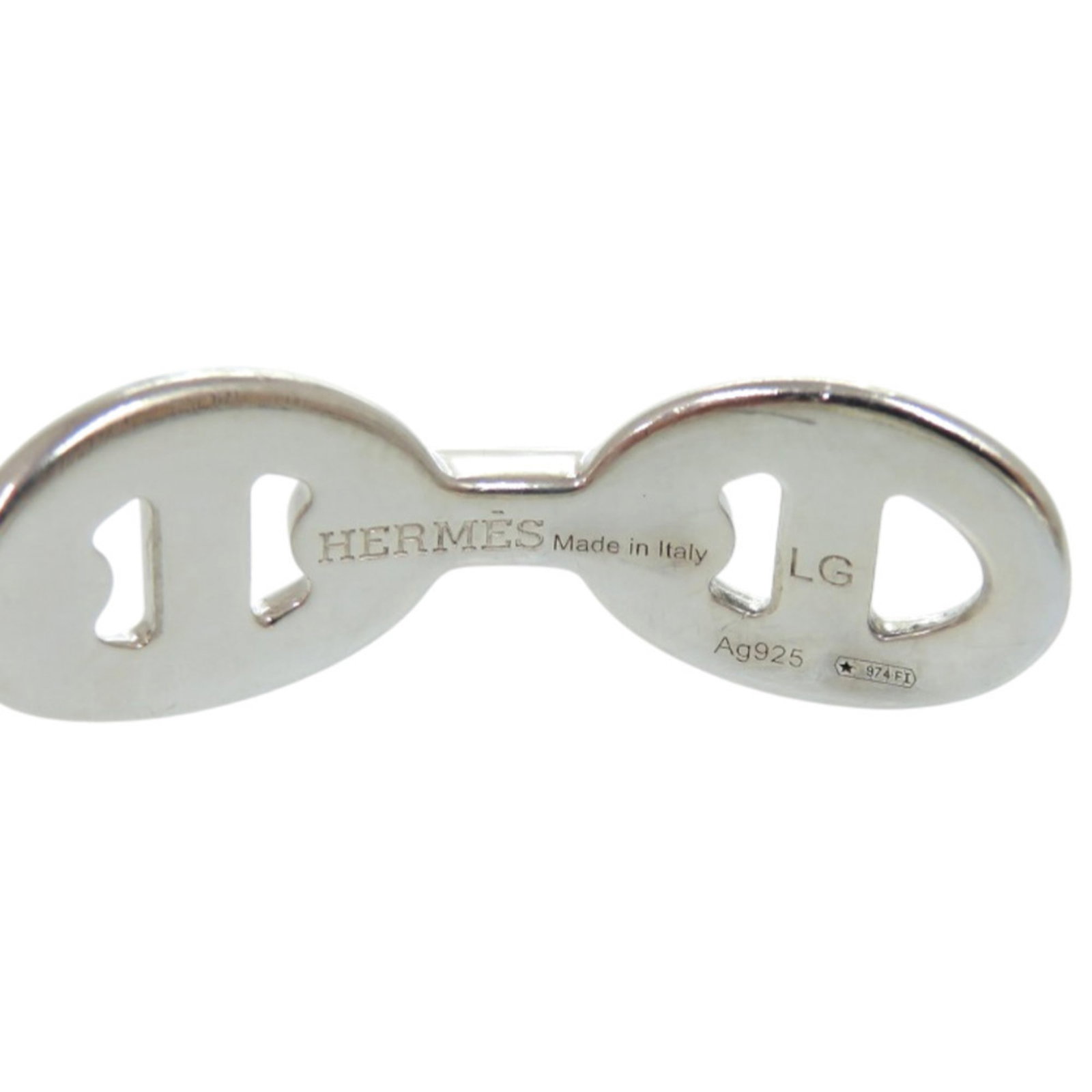 925 Hermes Bangle Silver - 4