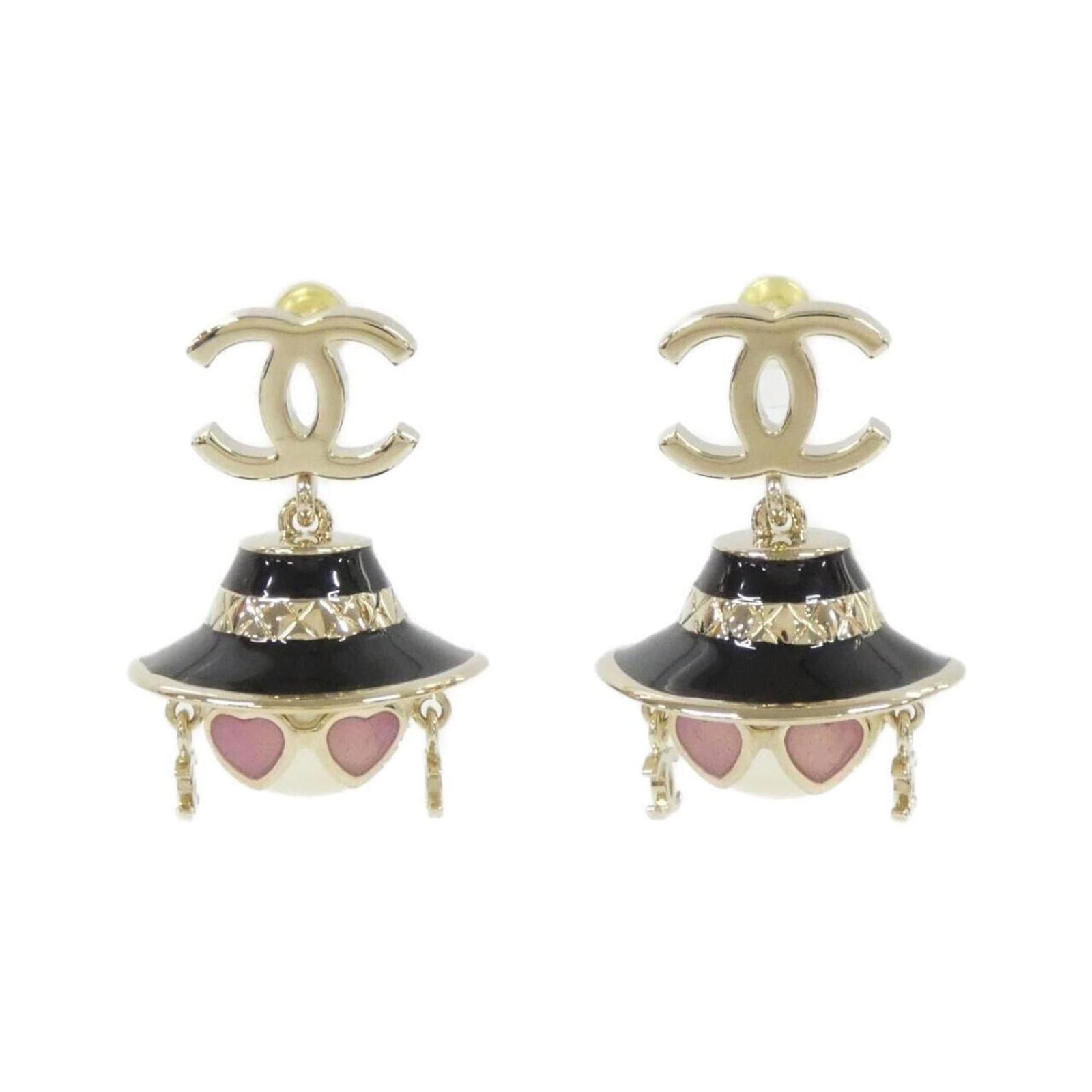Earrings Chanel Drop: Earrings Chanel Drop This listing features Earrings Chanel Drop. Item specifics are provided below. Item Specifics: Brand: Chanel Type: Drop Earrings Gender: Women Color: Black, Gold, Pink, White Ston
