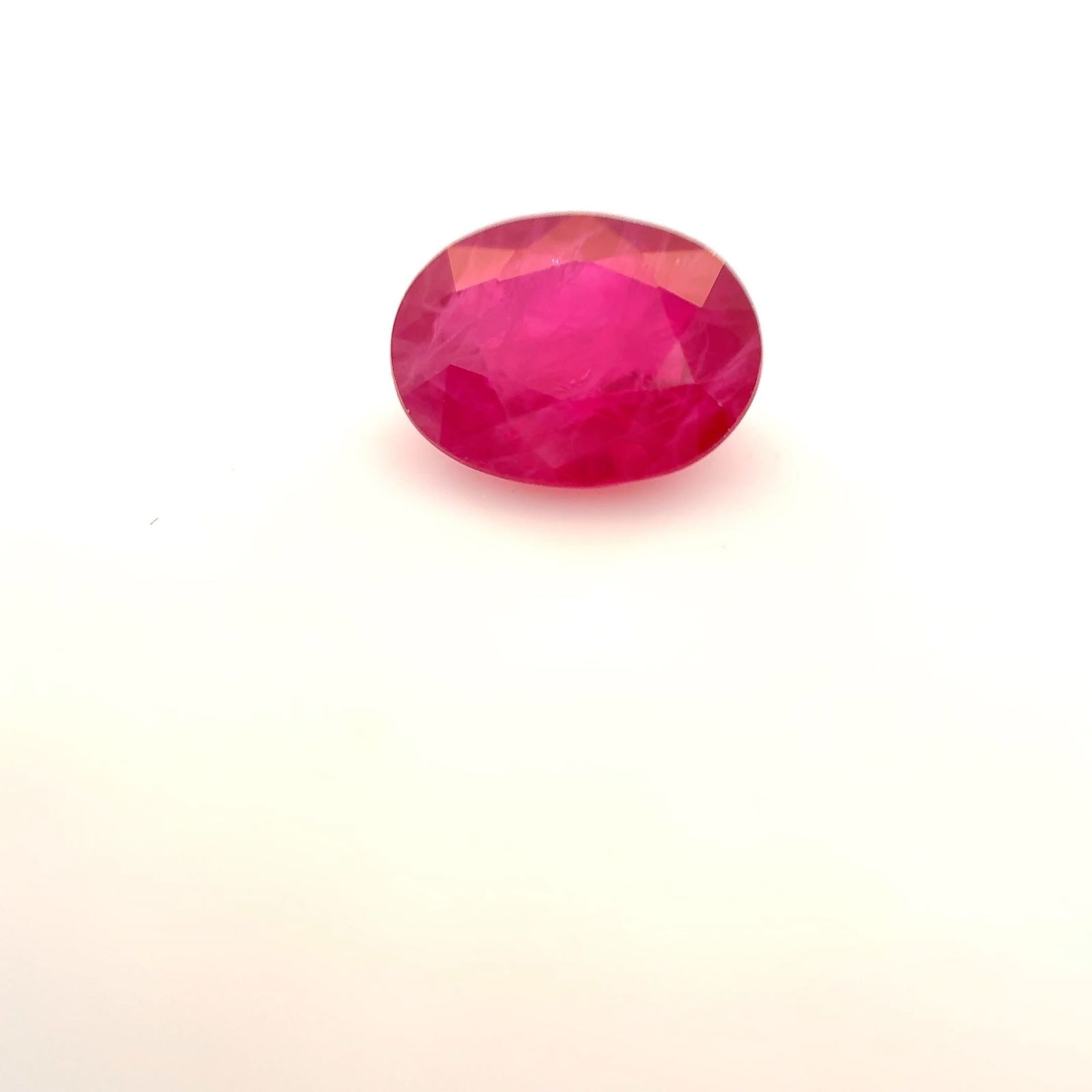 Loose Ruby Gemstone - Oval 1.35ct Red SI: Loose Ruby Gemstone - Oval 1.35ct Red SI This listing features Loose Ruby Gemstone - Oval 1.35ct Red SI. Item specifics are provided below. Item Specifics: Type: Ruby Carat: 1.35 Cut: Faceted Color: R