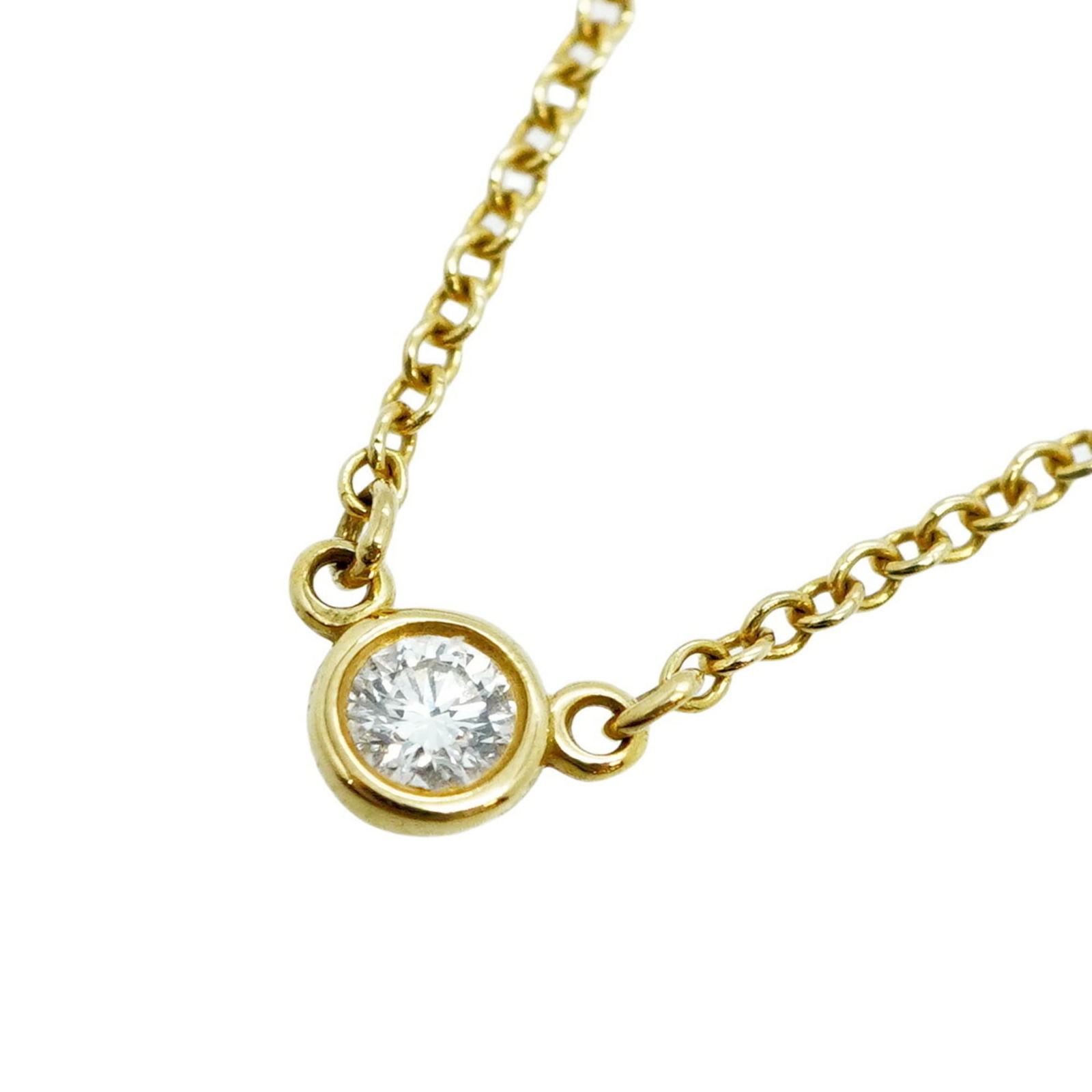Women's Tiffany Necklace By the Yard 1PD 18KYG Yellow Gold Diamond: Women's Tiffany Necklace By the Yard 1PD 18KYG Yellow Gold Diamond This listing features Women's Tiffany Necklace By the Yard 1PD 18KYG Yellow Gold Diamond. Item specifics are provided below. Item