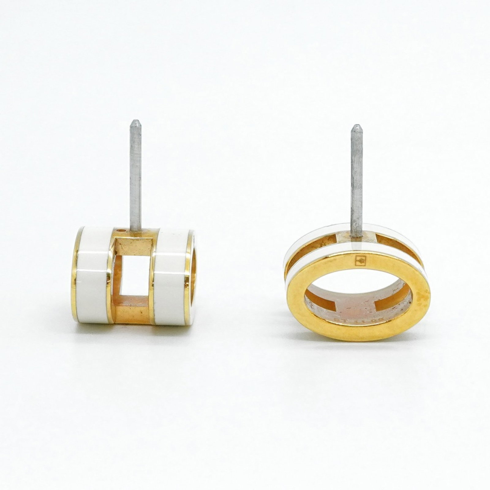 Plating Hermes Stud Earrings Gold - 3