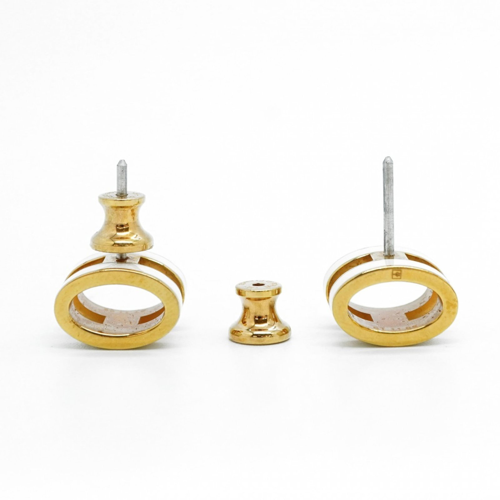 Plating Hermes Stud Earrings Gold - 4
