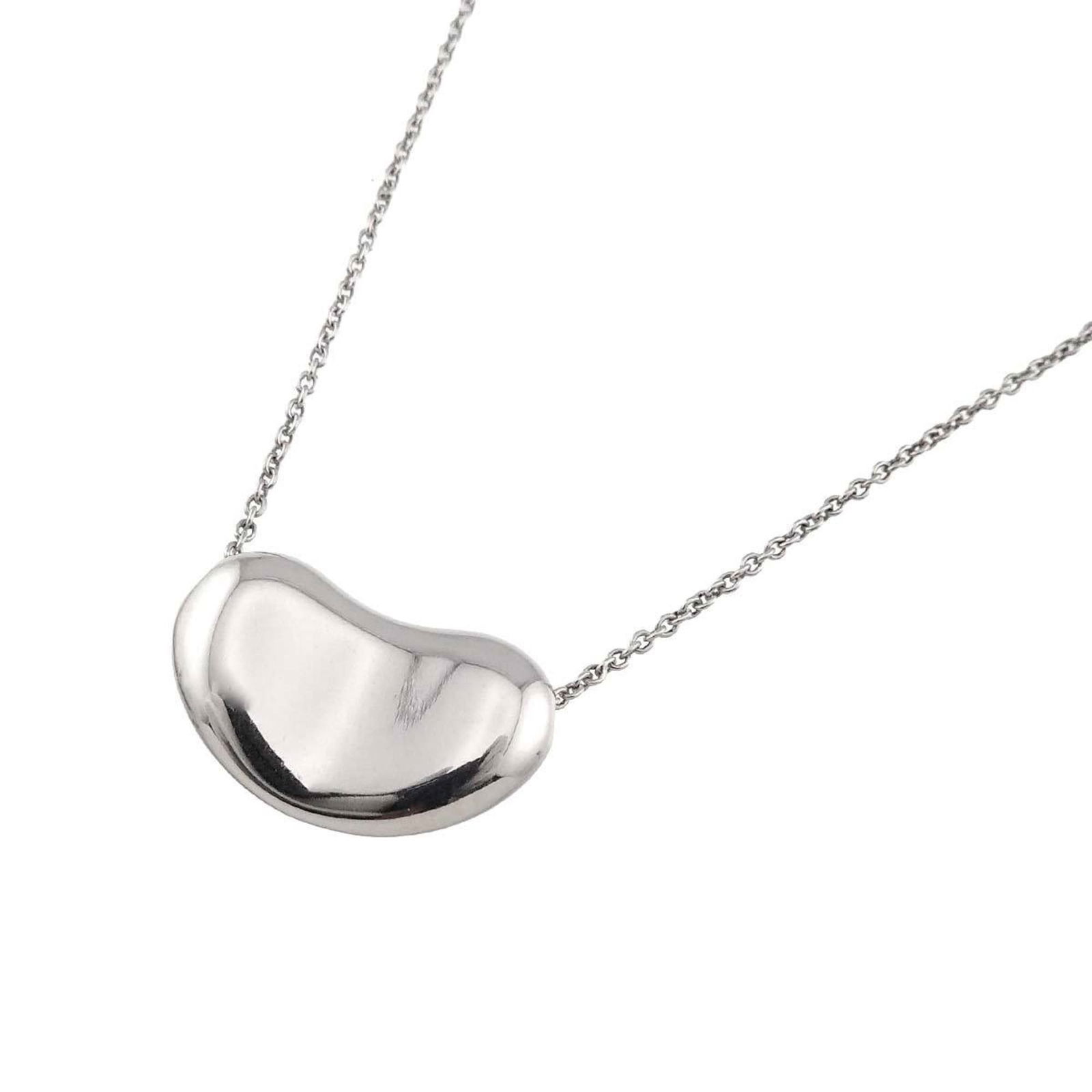 Silver SV 925 - Tiffany & Co. Bean Necklace - 40cm: Silver SV 925 - Tiffany & Co. Bean Necklace - 40cm This listing features Silver SV 925 - Tiffany & Co. Bean Necklace - 40cm. Item specifics are provided below. Item Specifics: Brand: Tiffany