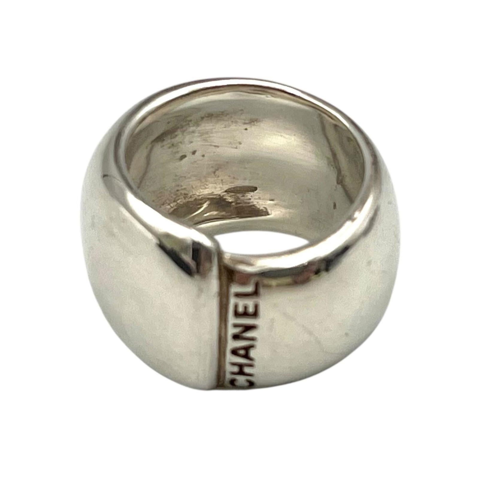 925 Chanel Band Ring Silver (1 of 6)