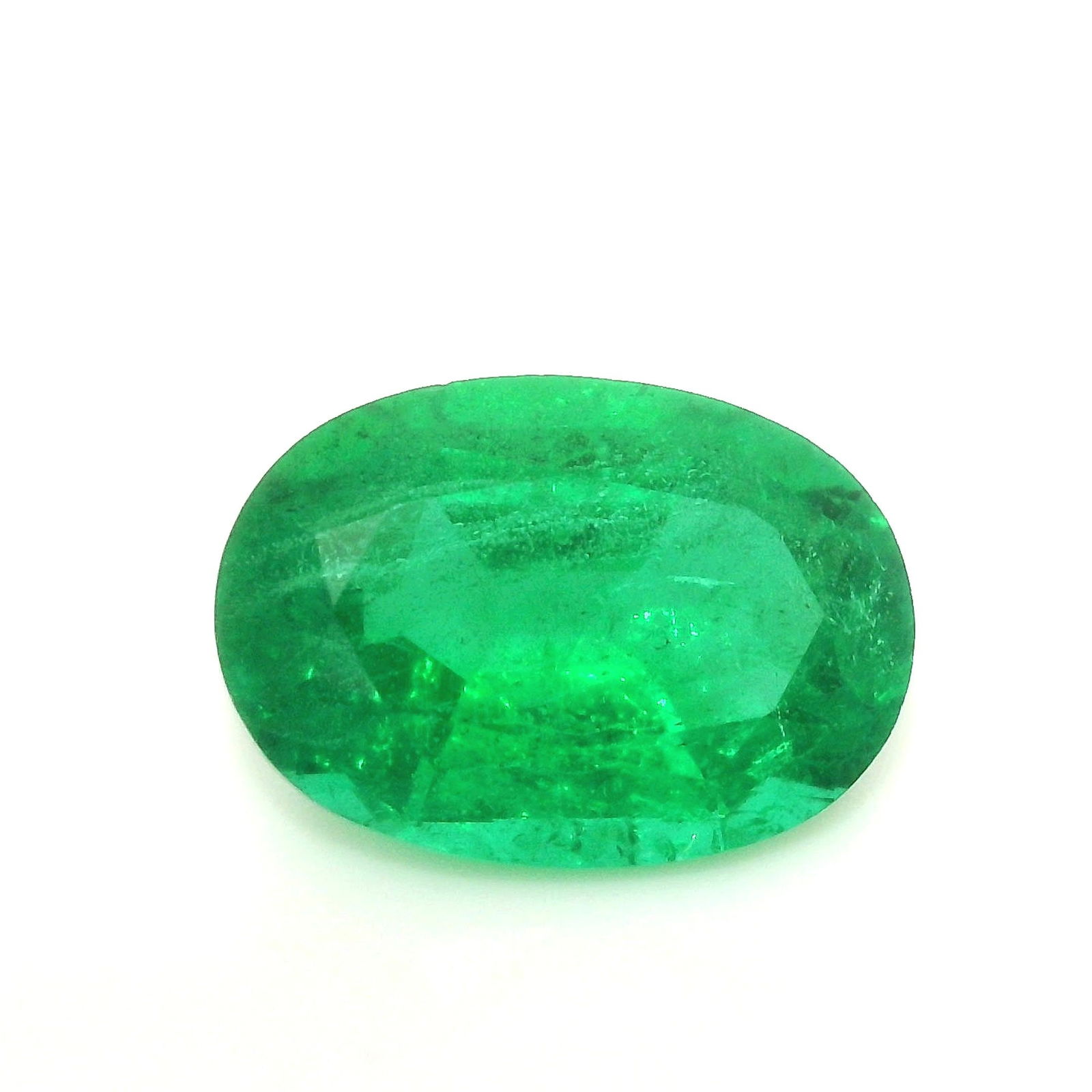 Loose Emerald Gemstone - GIA Oval 2.95ct Green MI (1 of 1)