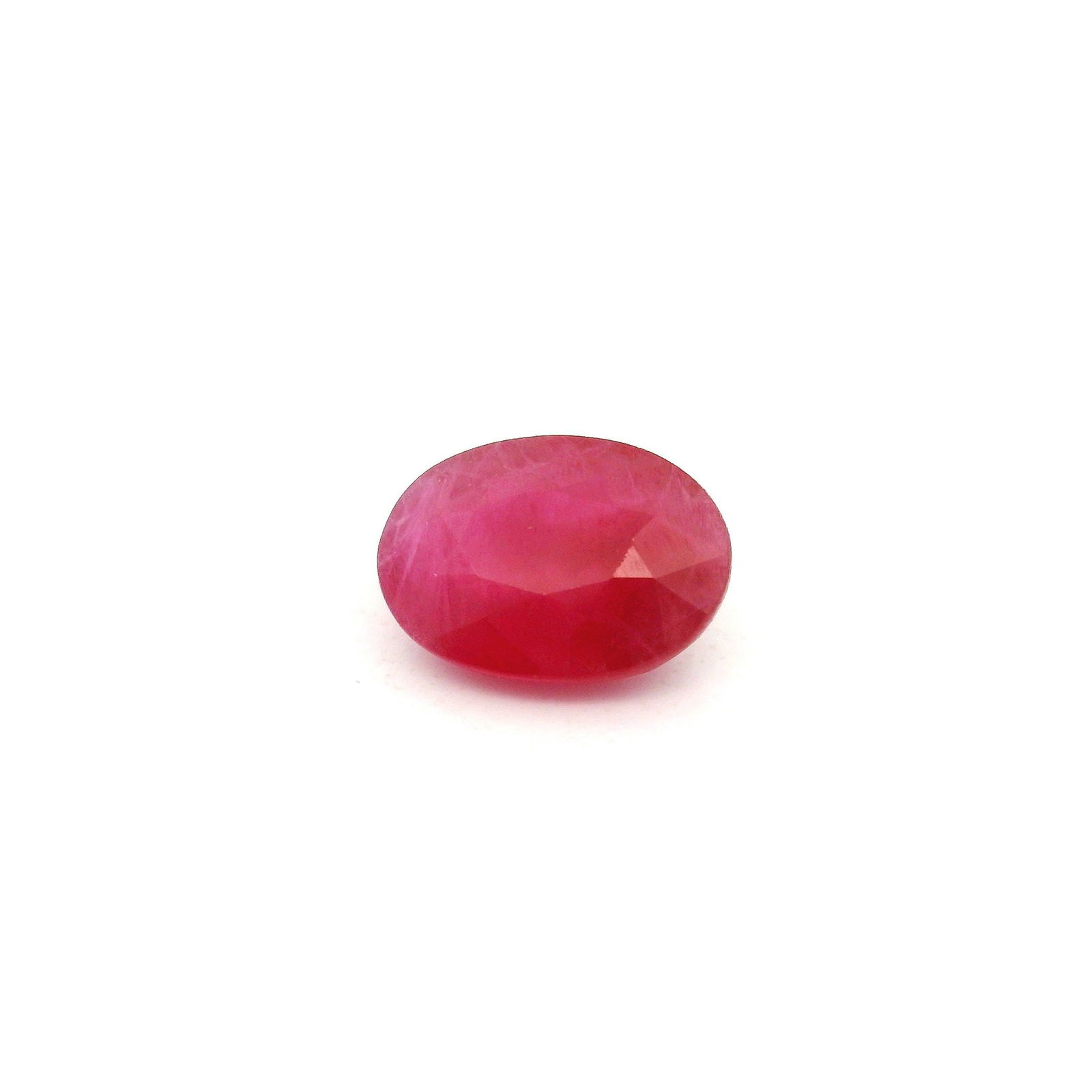 Loose Ruby Gemstone - GSI Oval 1.62ct Red MI (1 of 1)