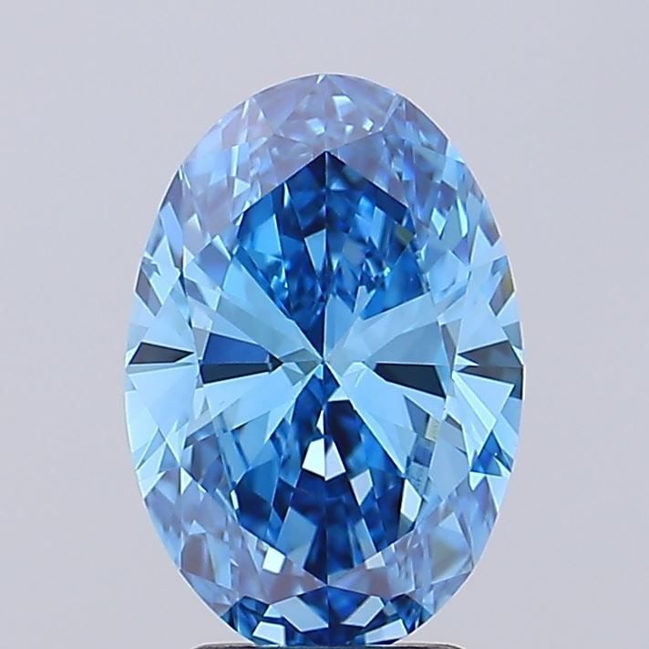 Loose Lab Diamond - IGI Oval 2.76ct Fancy Vivid Blue VVS2: Loose Lab Diamond - IGI Oval 2.76ct Fancy Vivid Blue VVS2 This listing features Loose Lab Diamond - IGI Oval 2.76ct Fancy Vivid Blue VVS2. Item specifics are provided below. Item Specifics: Source: