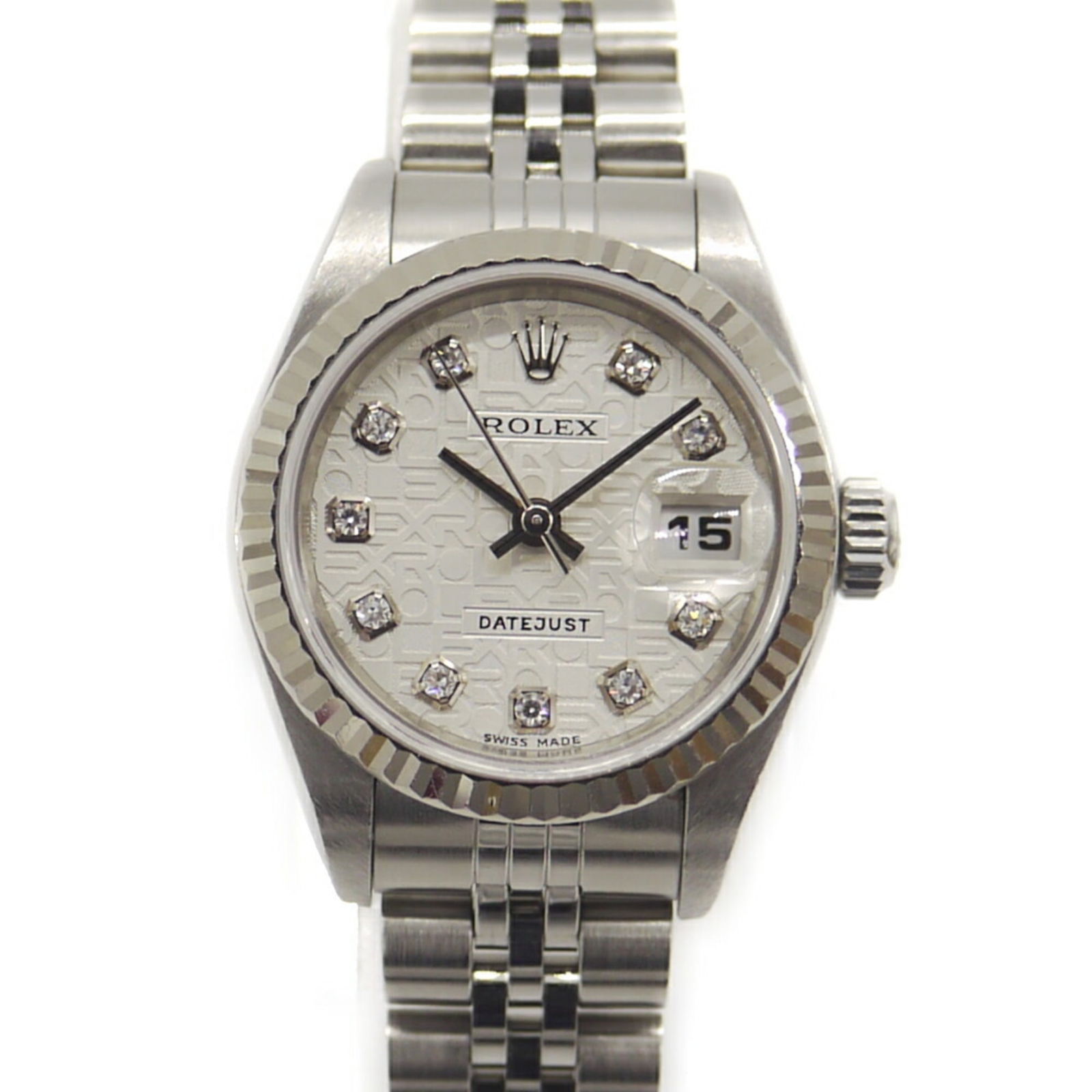Wristwatch Rolex: Wristwatch Rolex This listing features Wristwatch Rolex. Item specifics are provided below. Item Specifics: Brand: Rolex Type: Wristwatch Gender: Women Material (Case): Stainless Steel, White Gold Mat