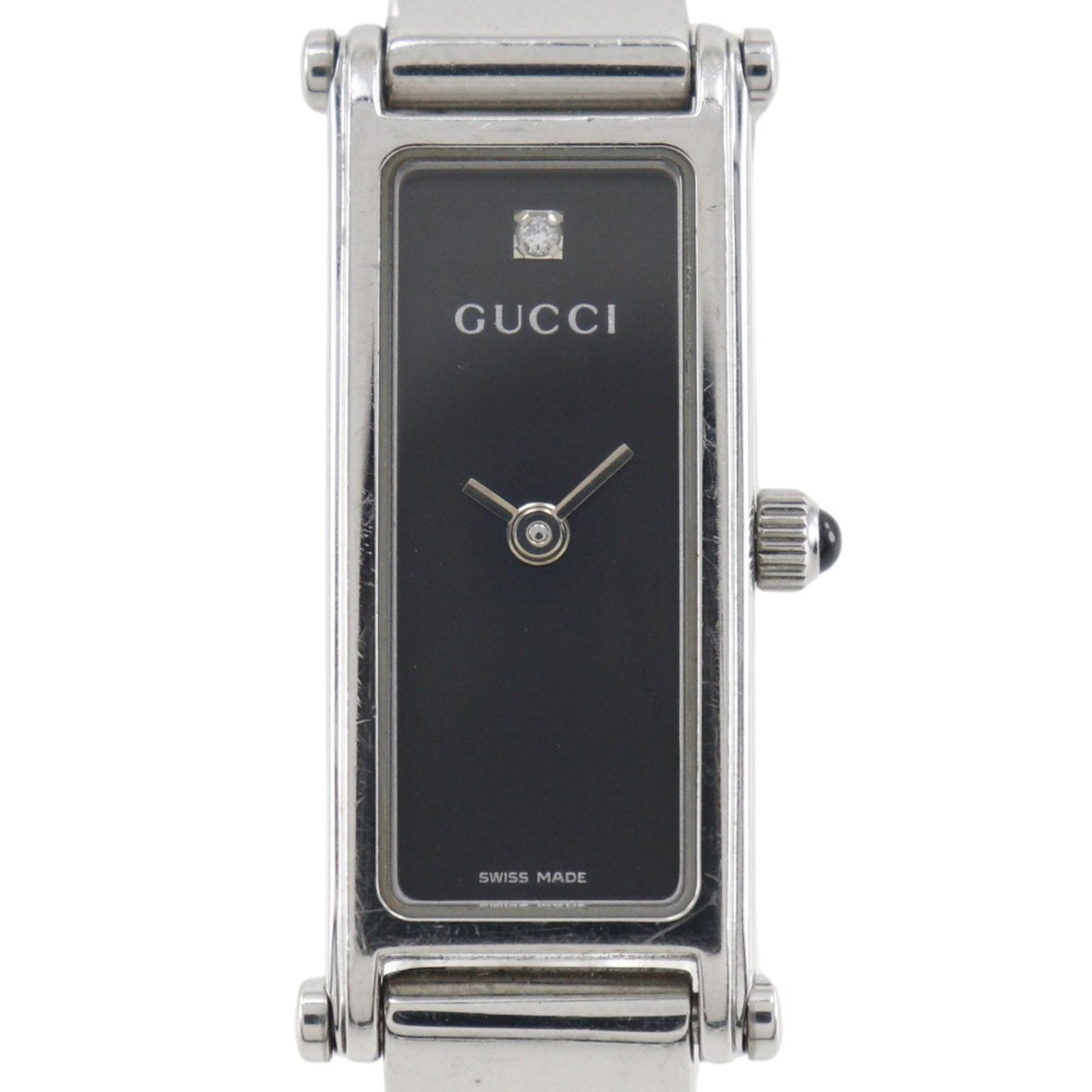 Wristwatch Gucci: Wristwatch Gucci This listing features Wristwatch Gucci. Item specifics are provided below. Item Specifics: Brand: Gucci Type: Wristwatch Gender: Women Display: Analog Material (Case): Stainless Steel