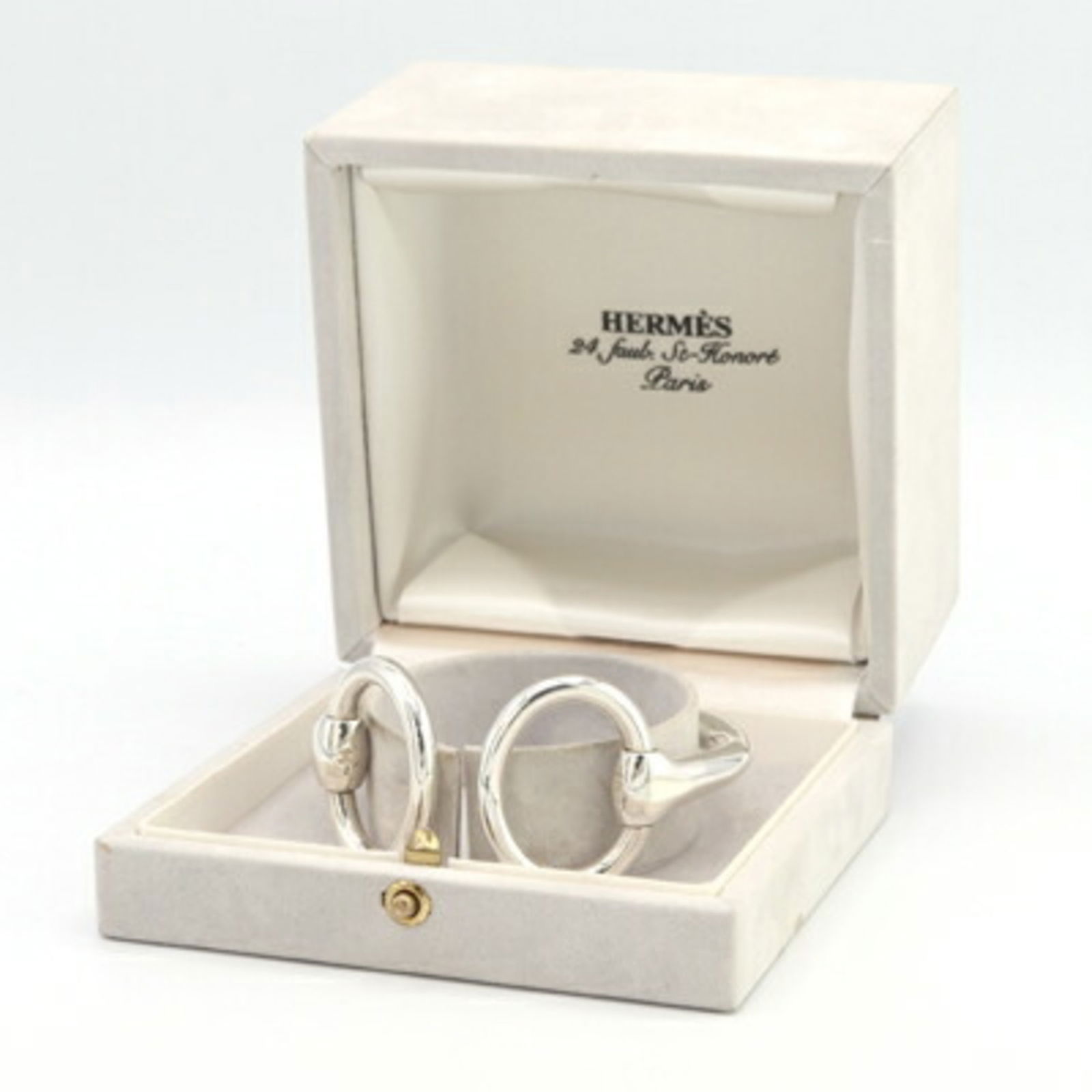 925 Hermes Bangle Sterling Silver - 9