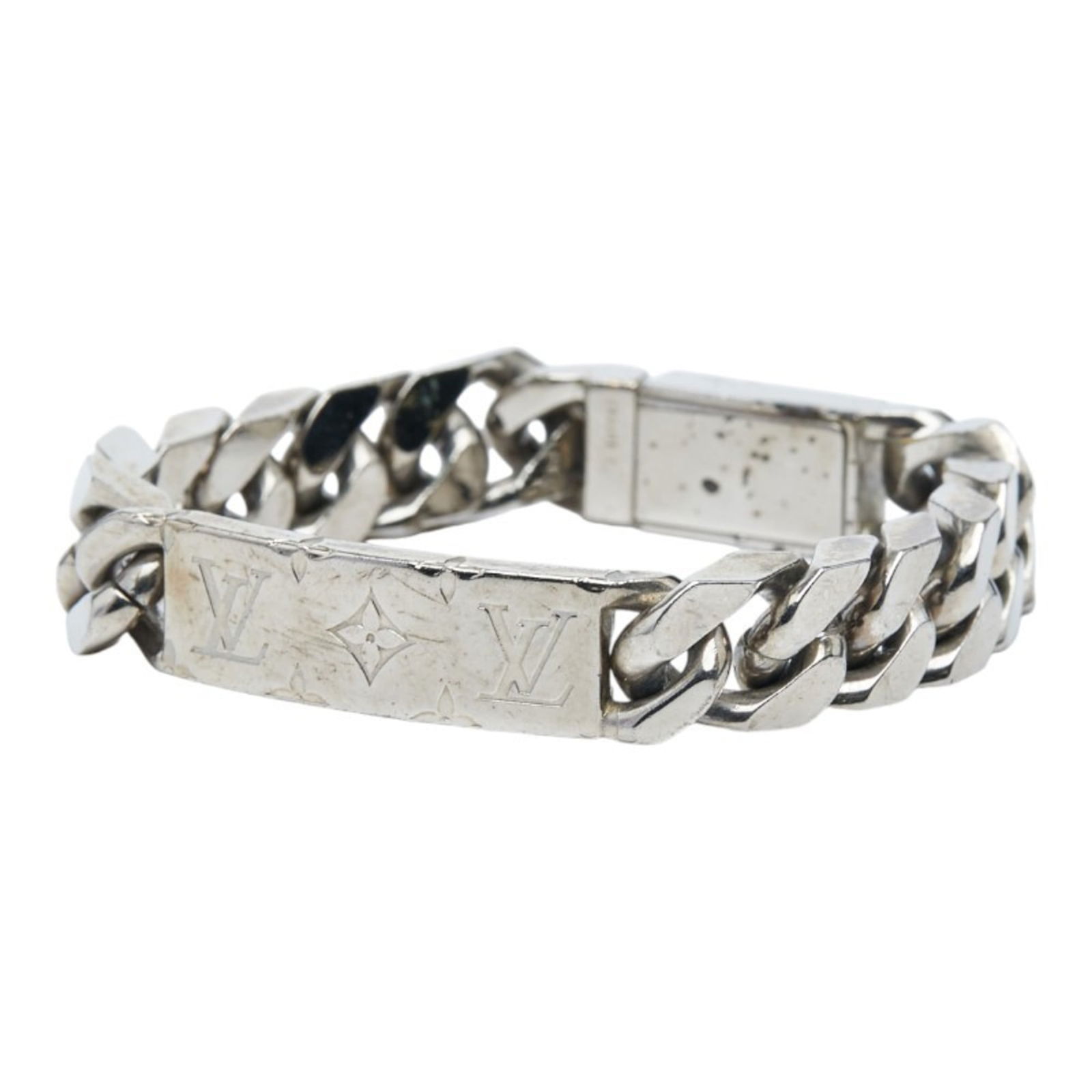 Metal Louis Vuitton Charm Bracelet: Metal Louis Vuitton Charm Bracelet This listing features Metal Louis Vuitton Charm Bracelet. Item specifics are provided below. Item Specifics: Brand: Louis Vuitton Type: Charm Bracelet Gender: Men